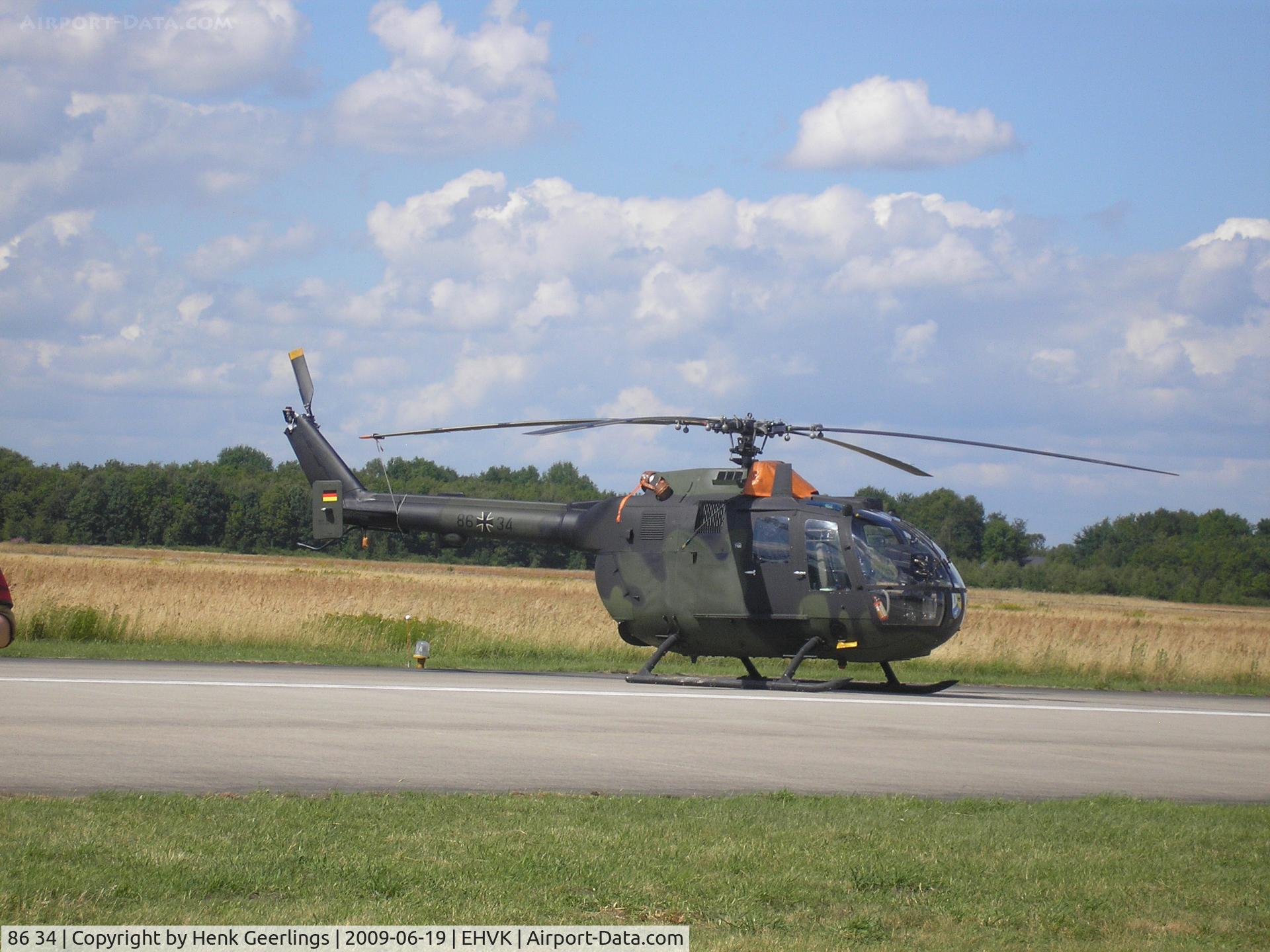 86 34, MBB Bo.105P1 (Demod) C/N 6034, RNLAF open day , Volkel AFB