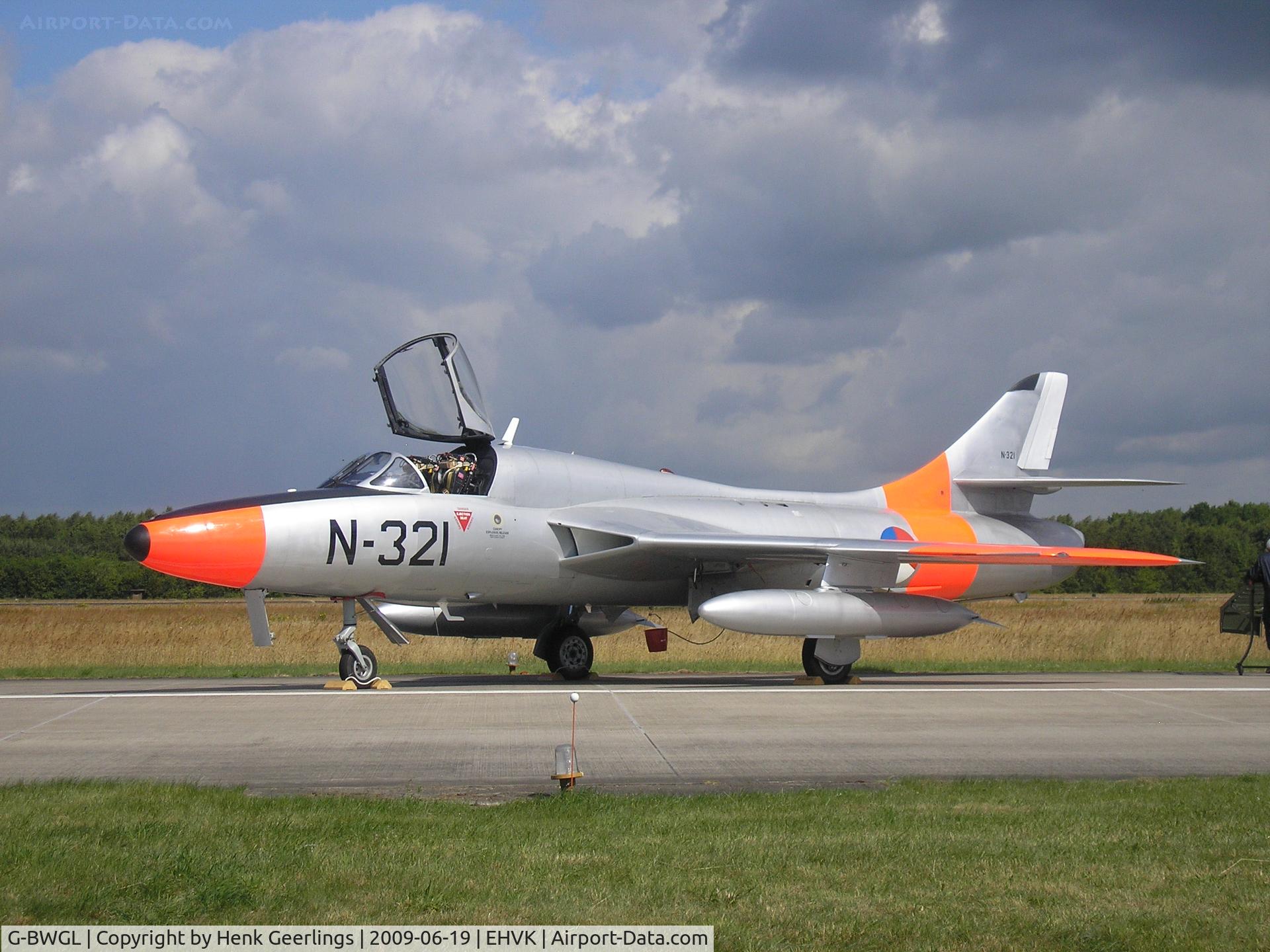 G-BWGL, 1959 Hawker Hunter T.8C C/N 41H/695946, RNLAF open day , Volkel AFB