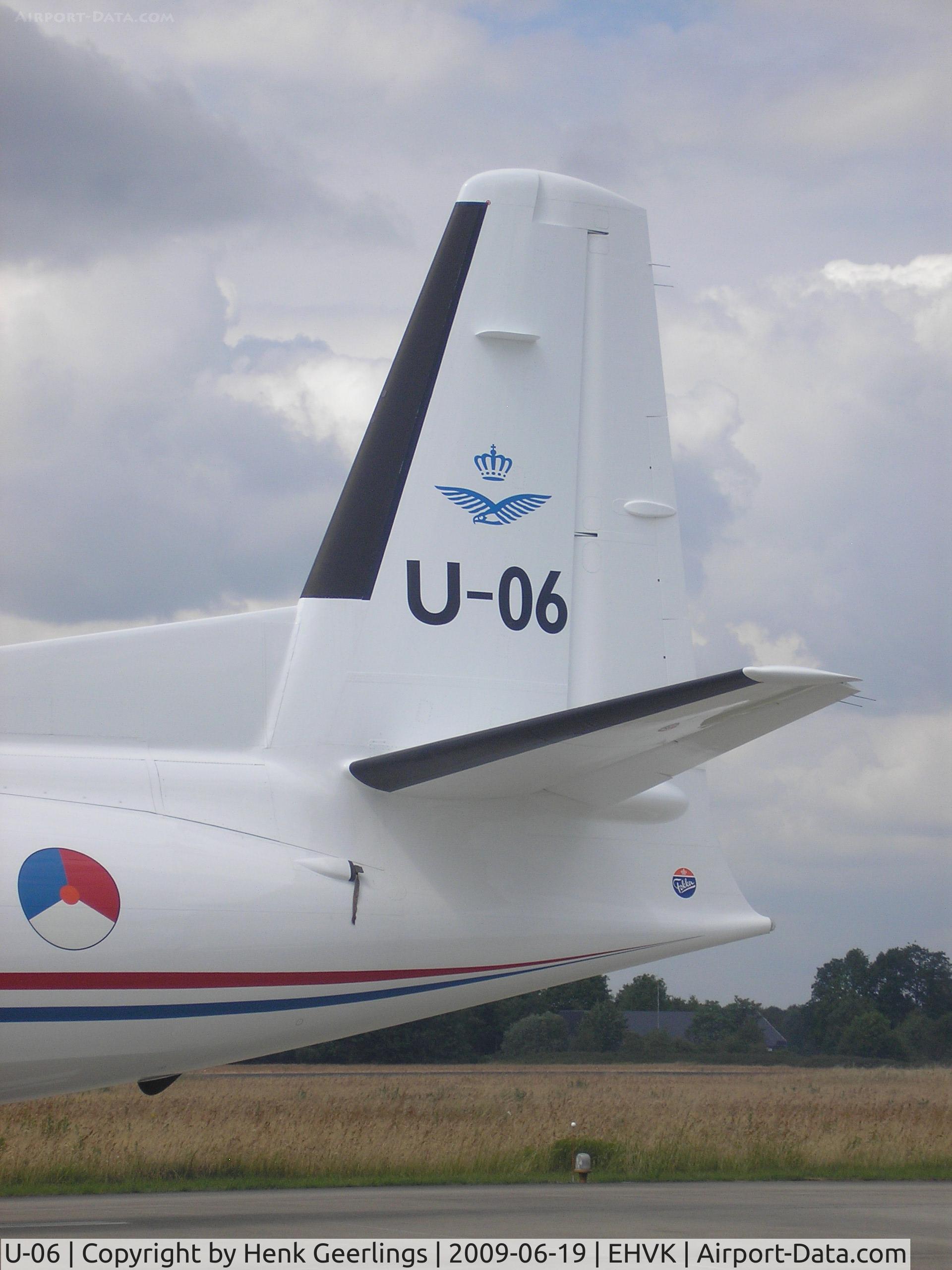 U-06, 1993 Fokker 50 C/N 20287, RNLAF open day , Volkel AFB