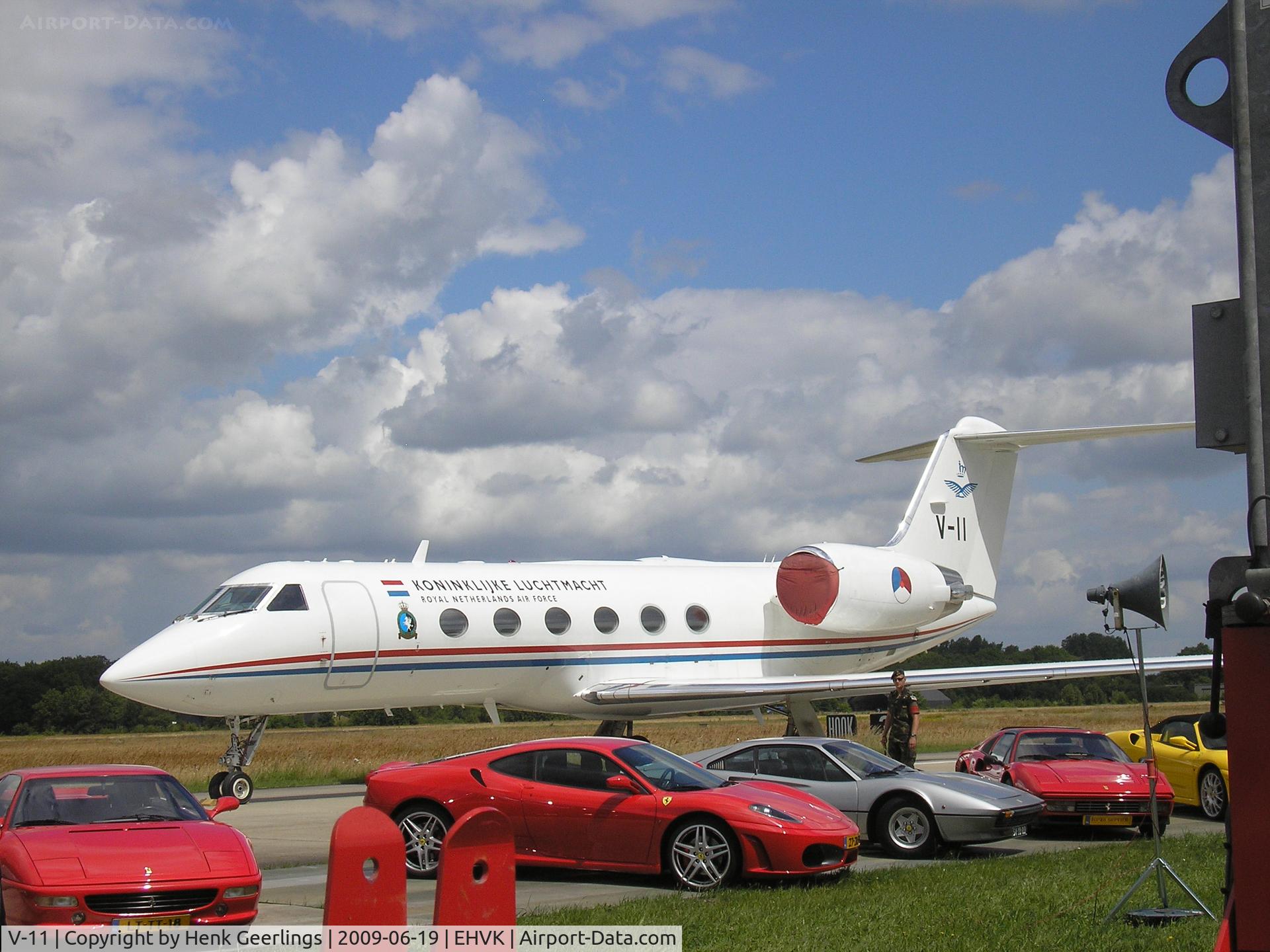 V-11, Gulfstream Aerospace G-IV C/N 1009, RNLAF open day , Volkel AFB