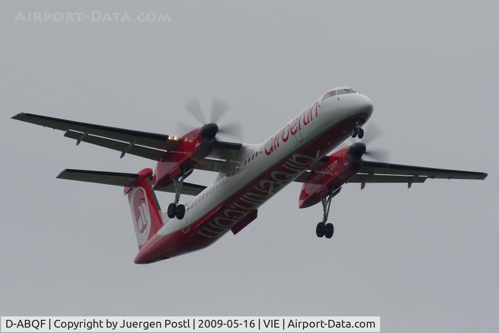D-ABQF, 2009 De Havilland Canada DHC-8-402Q Dash 8 C/N 4245, Air Berlin (LGW) De Havilland Canada DHC-8-402Q