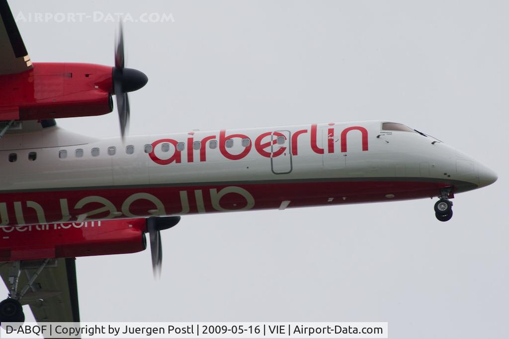 D-ABQF, 2009 De Havilland Canada DHC-8-402Q Dash 8 C/N 4245, Air Berlin (LGW) De Havilland Canada DHC-8-402Q