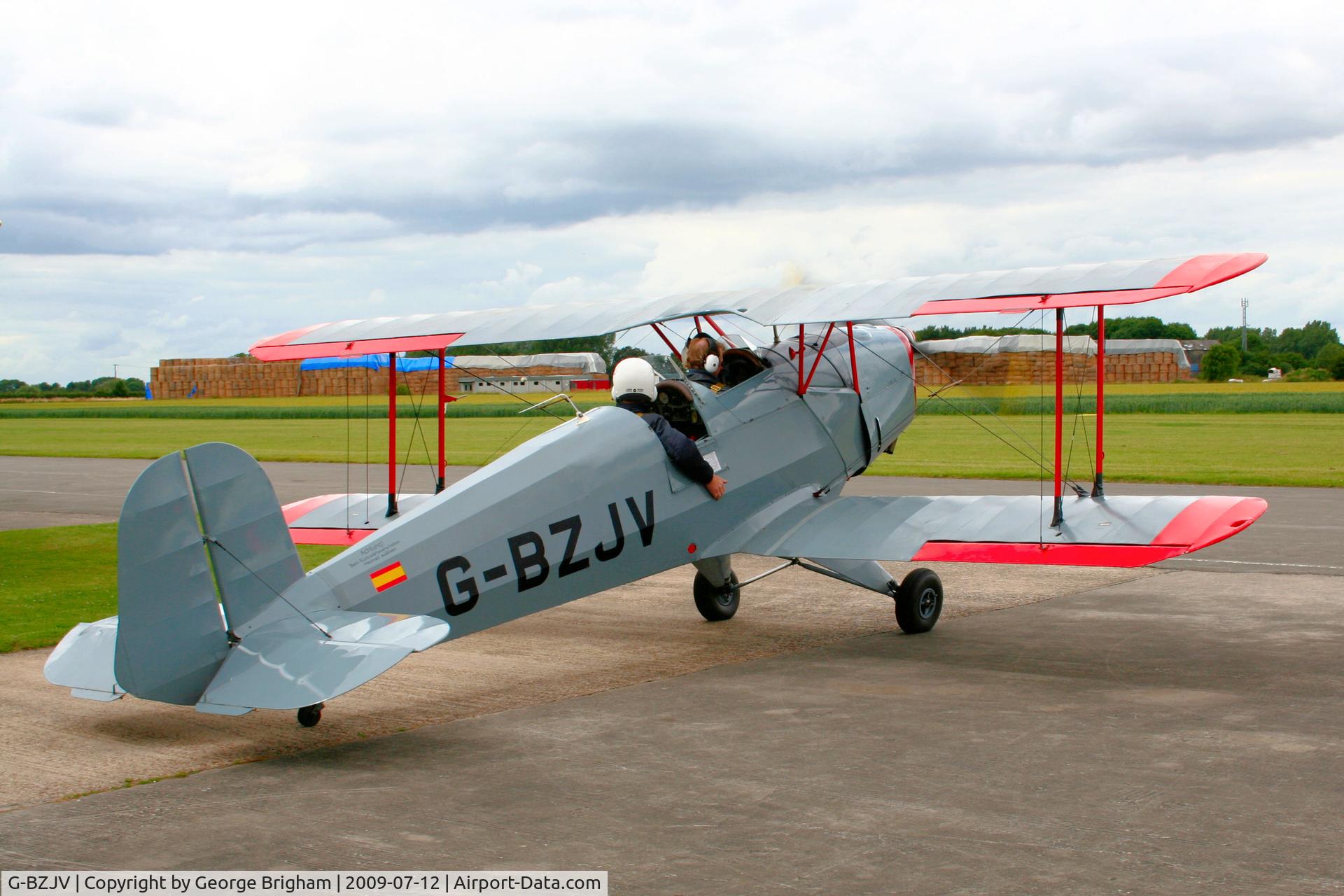 G-BZJV, 1957 CASA 1-131E Srs 1000 C/N 1075, CASA 1-131 at Breighton, East Yorkshire