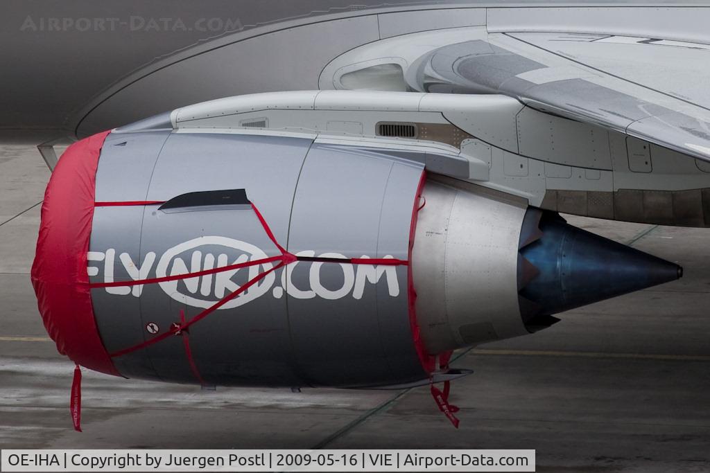 OE-IHA, 2009 Embraer 190LR (ERJ-190-100LR) C/N 19000285, Embraer ERJ-190-100LR