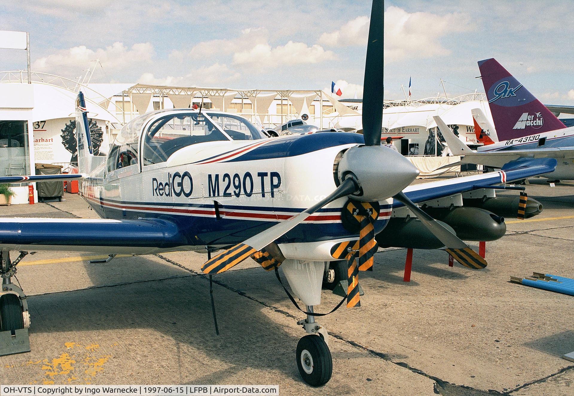 OH-VTS, Aermacchi M-290TP Redigo C/N 41, Aermacchi M.290TP Redigo (formerly known as VALMET L-90TP Redigo) at the Aerosalon Paris 1997