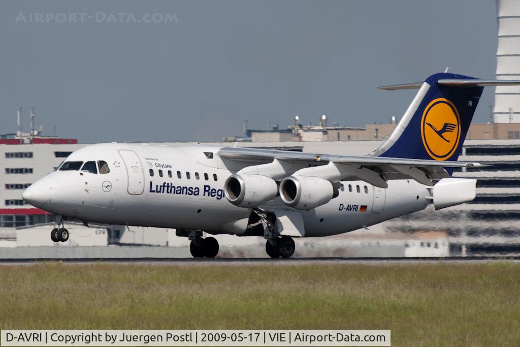D-AVRI, 1995 British Aerospace Avro 146-RJ85 C/N E.2270, Avro RJ85
