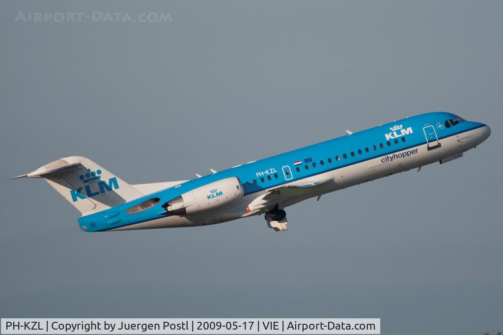 PH-KZL, 1995 Fokker 70 (F-28-0070) C/N 11536, Fokker 70