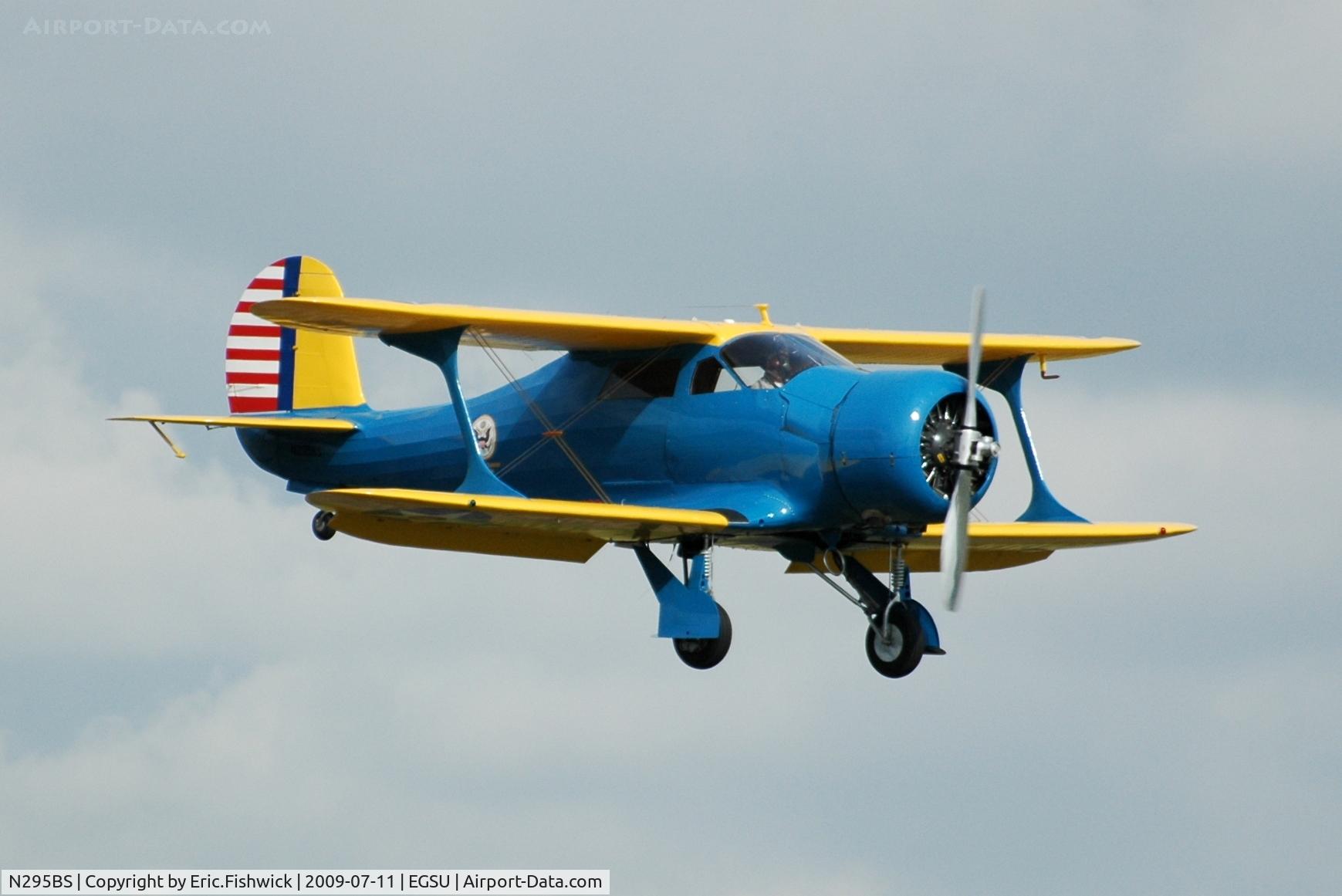 N295BS, 1939 Beech YC-43A Staggerwing C/N 295, 43. N295BS at Duxford Flying Legends Air Show July 09
