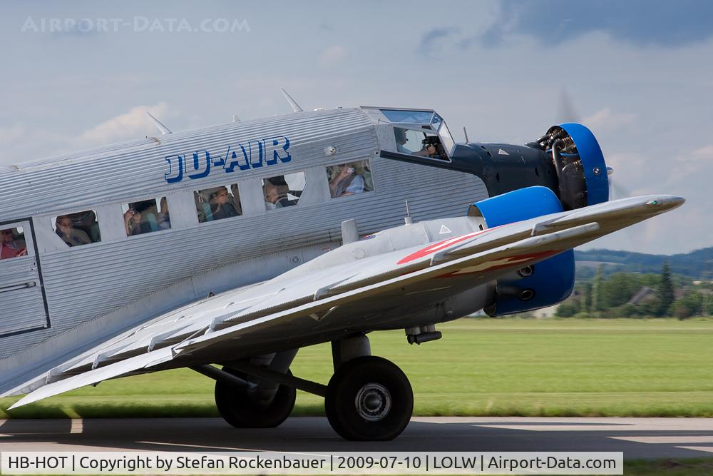 HB-HOT, 1939 Junkers Ju-52/3m g4e C/N 6595, -