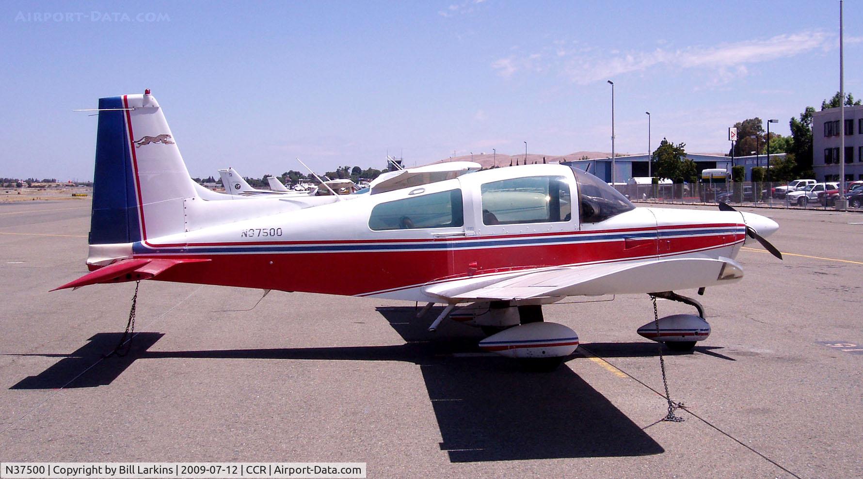 N37500, 1977 Grumman American AA-5A Cheetah C/N AA5A-0353, Visitor from Roseville.