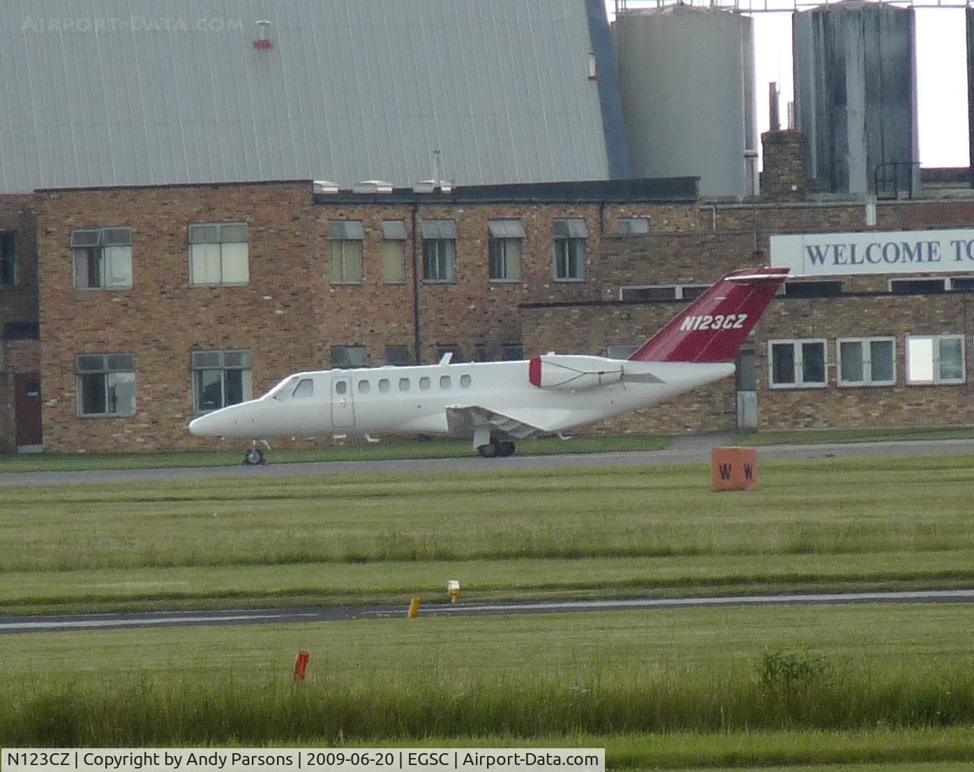 N123CZ, 2009 Cessna 525B CitationJet CJ3 C/N 525B0313, At Cambridge