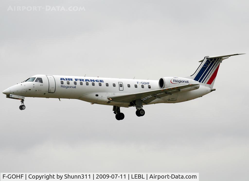 F-GOHF, 2000 Embraer ERJ-135ER (EMB-135ER) C/N 145347, Landing rwy 25R