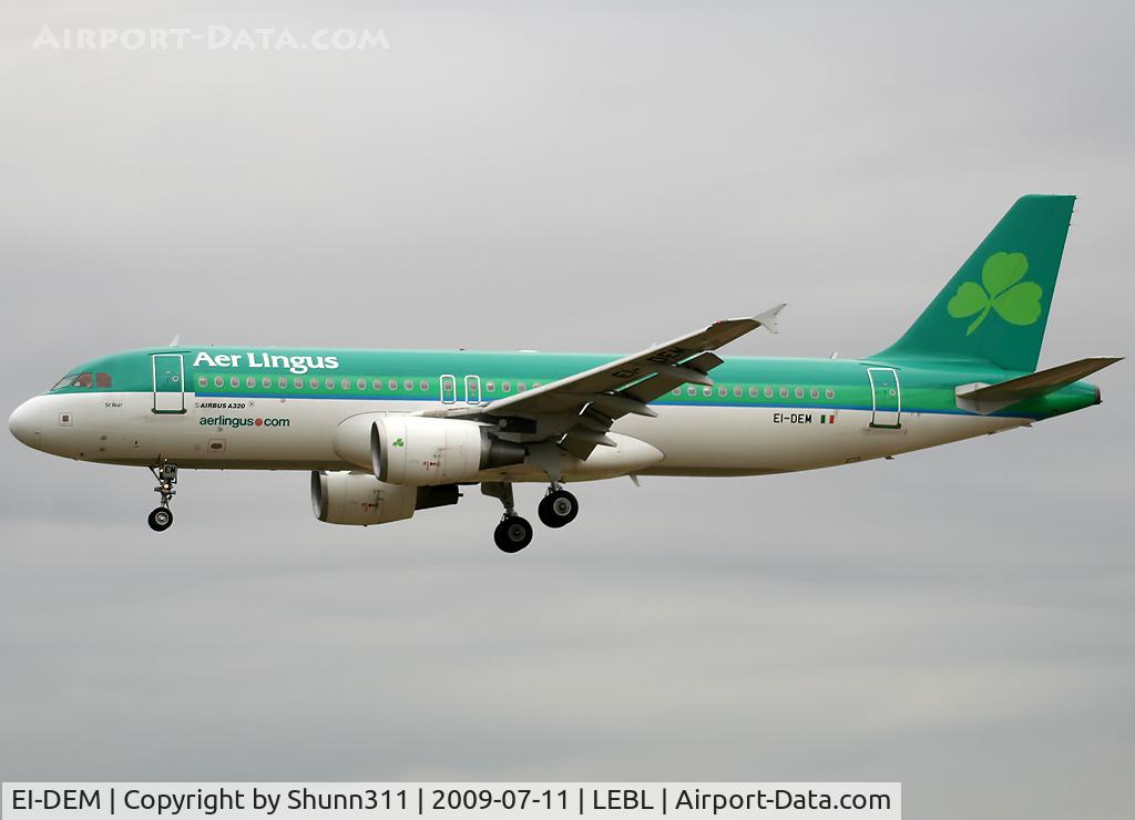 EI-DEM, 2005 Airbus A320-214 C/N 2411, Landing rwy 25R