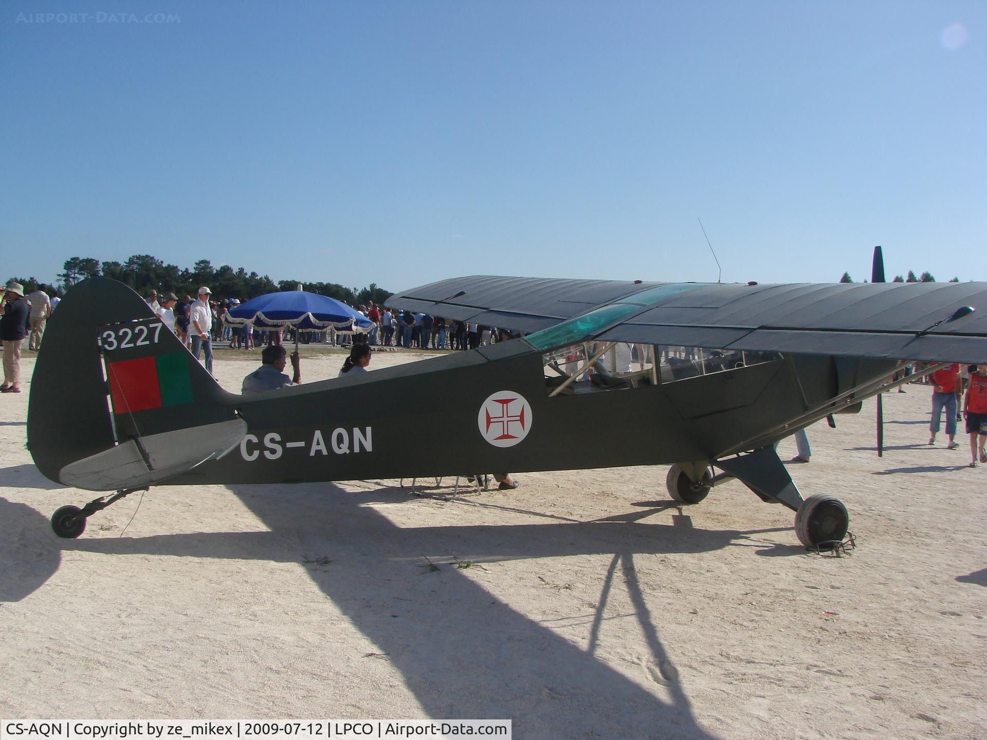 CS-AQN, Piper L-21B Super Cub (PA-18-135) C/N 18-7723, Piper super cub do aeroclube de leiria restaurada