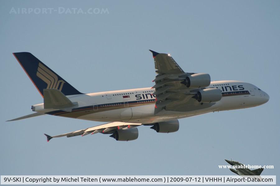 9V-SKI, 2009 Airbus A380-841 C/N 034, SQ861 from Singapore Airlines bound to Singapore