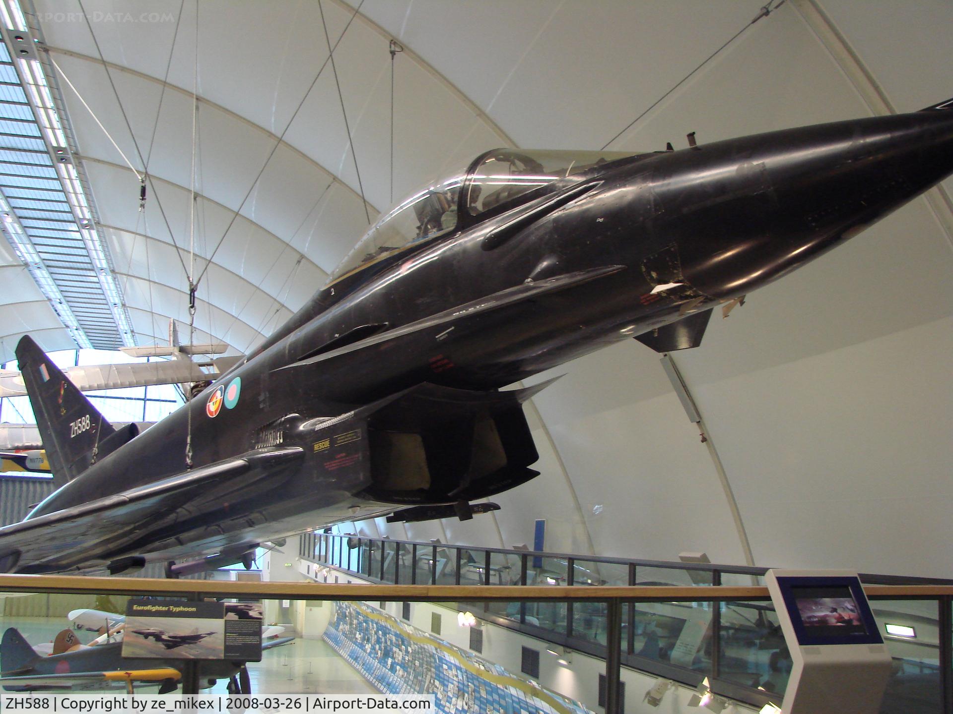 ZH588, 1994 Eurofighter EF-2000 Typhoon DA2 C/N DA2, ZH588 (cn DA2) Preserved at the Royal Air Force Museum Hendon.