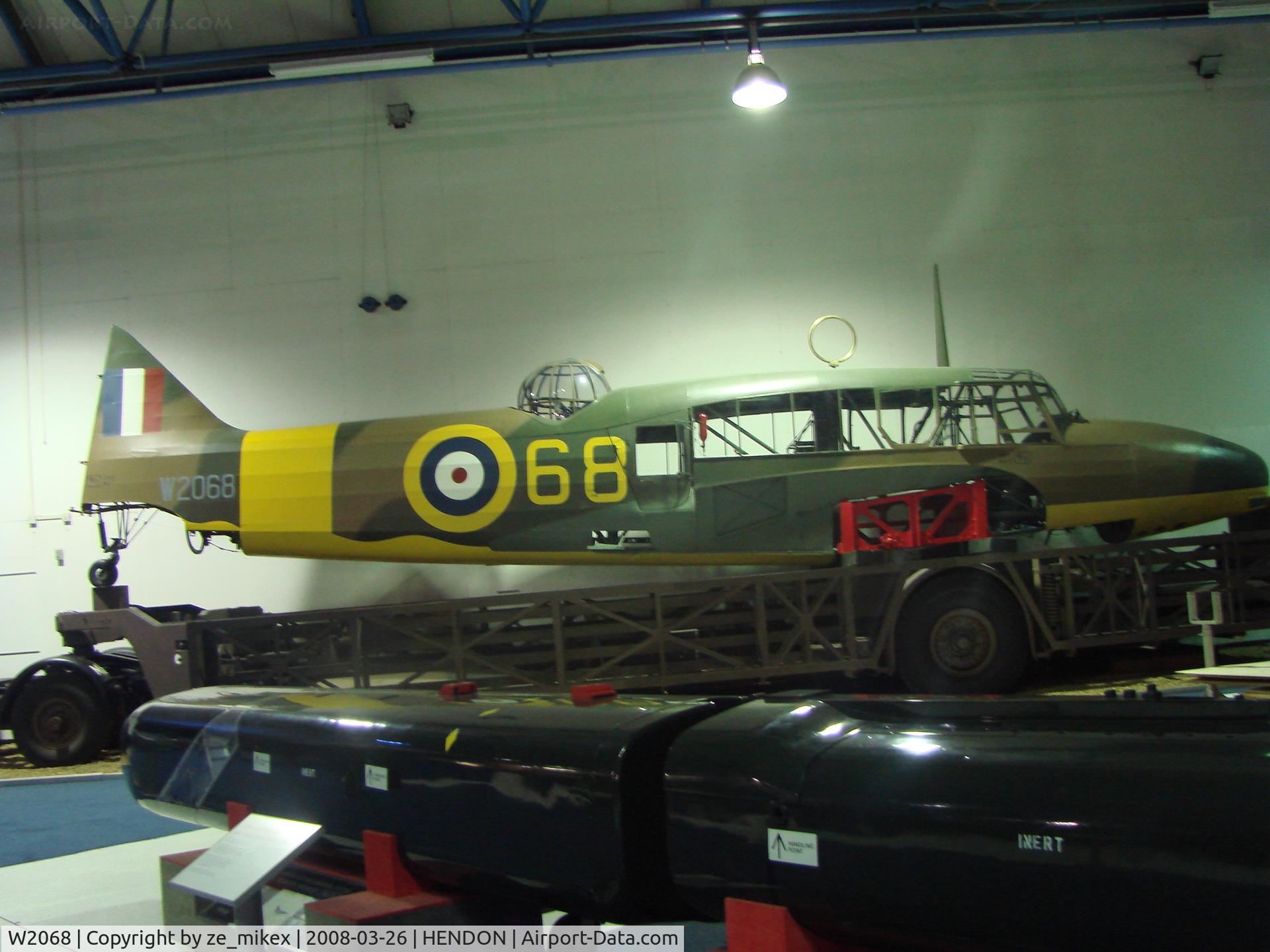 W2068, 1941 Avro 652A Anson 1 C/N Not found W2068, RAF museum Hendon