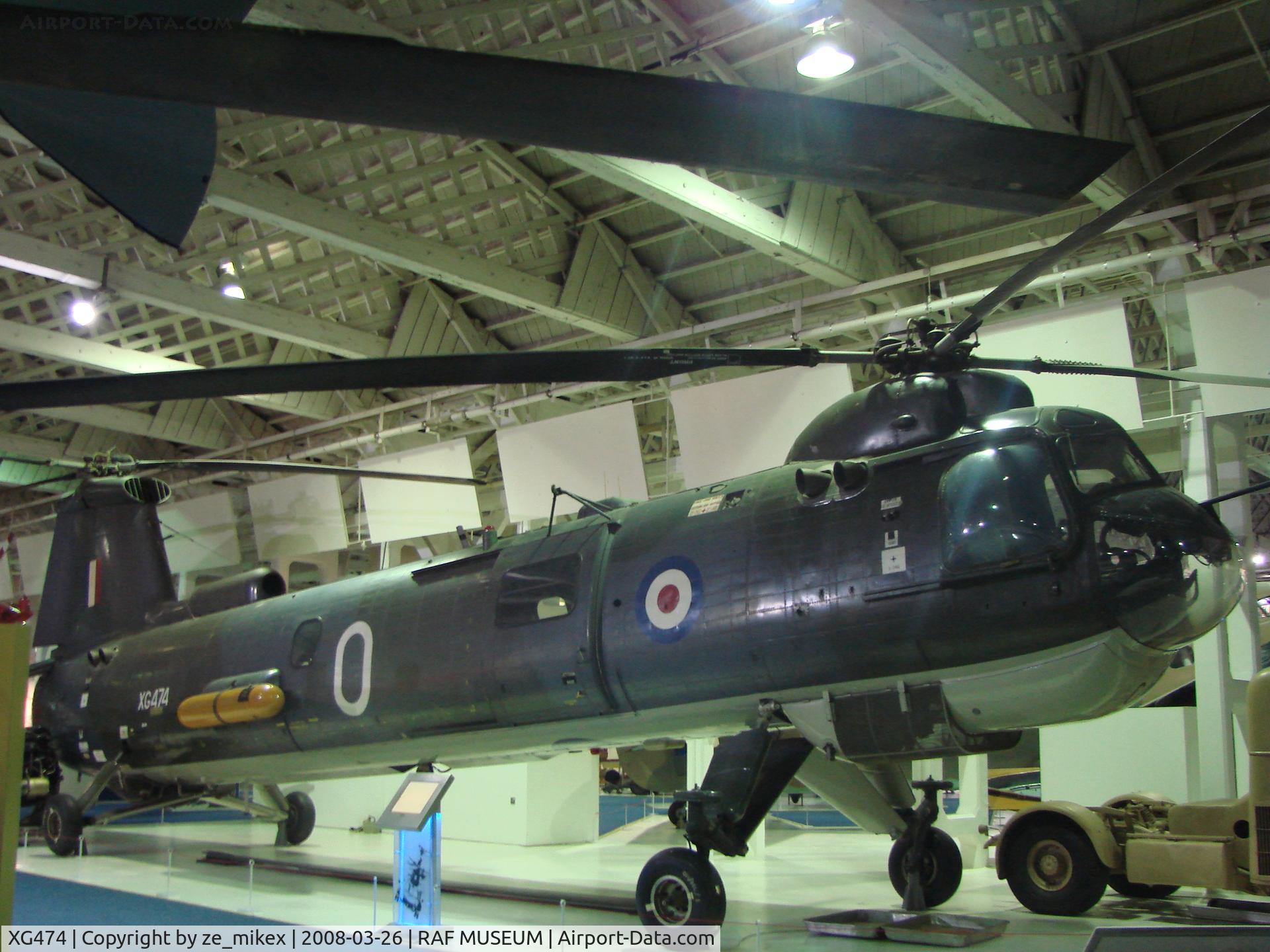 XG474, Bristol Belvedere HC.1 C/N 13365, RAF museum