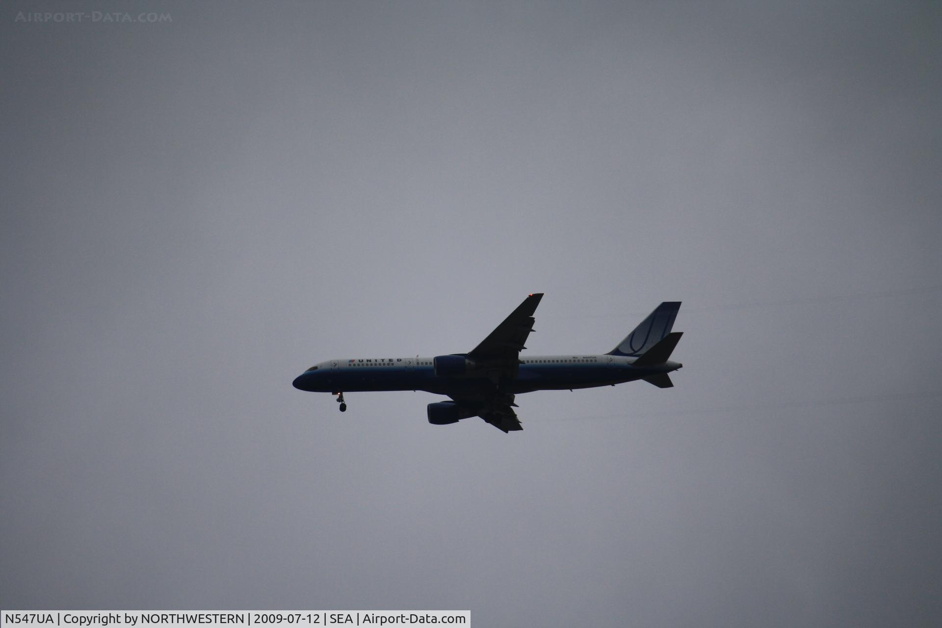 N547UA, 1991 Boeing 757-222 C/N 25368, CHICAGO-SEATTLE