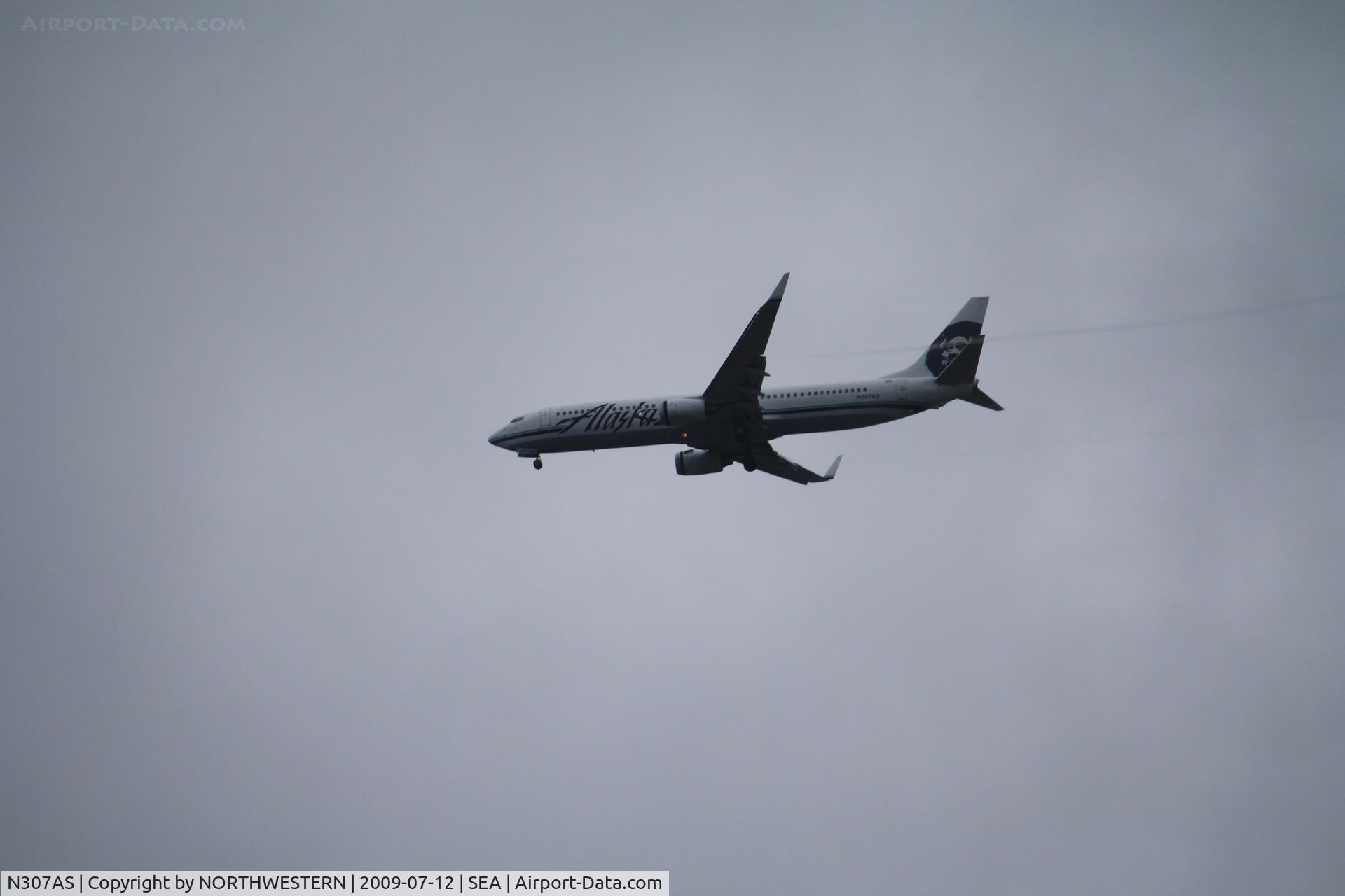 N307AS, 2001 Boeing 737-990 C/N 30015, HONOLULU-SEATTLE