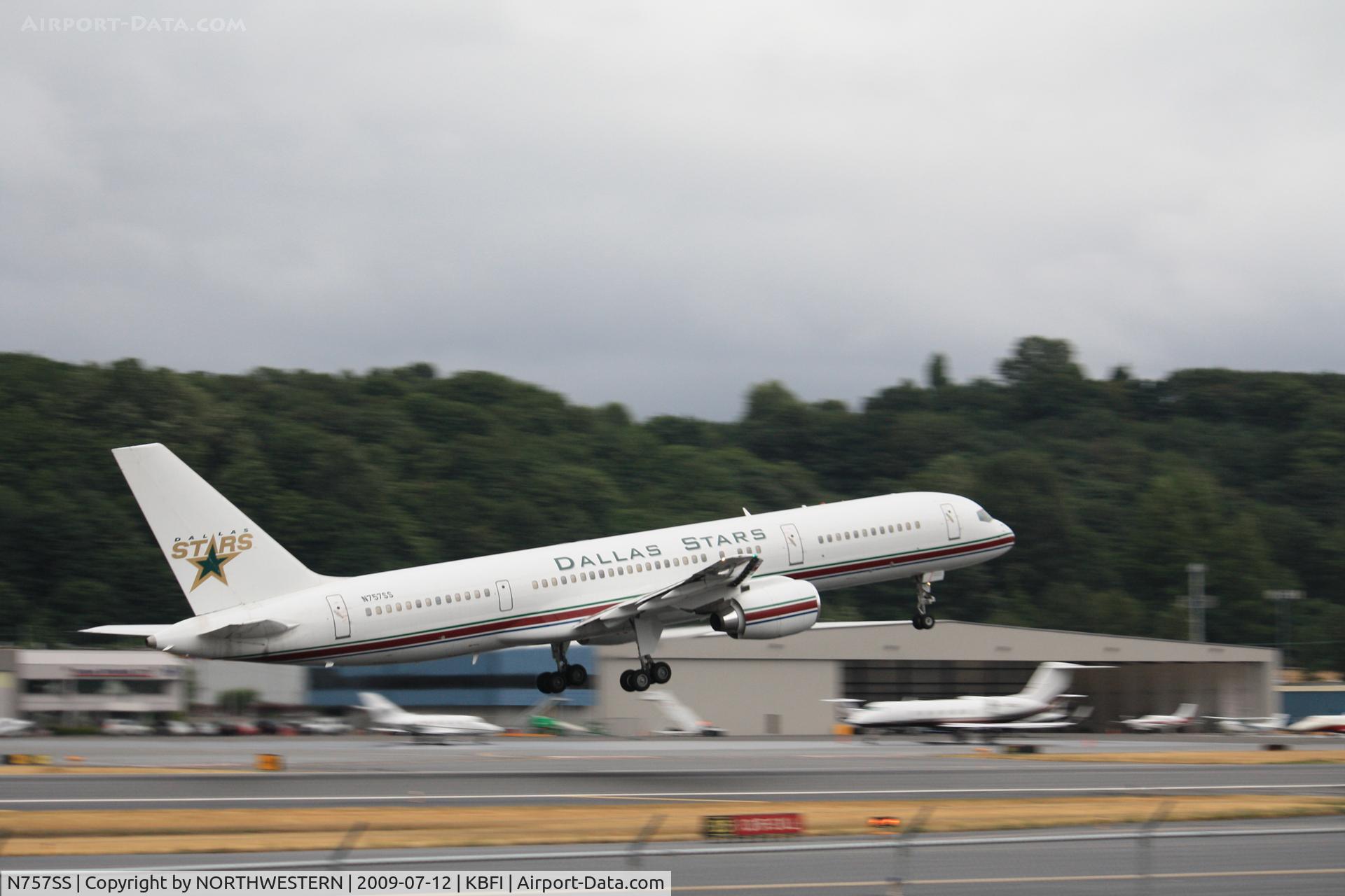 N757SS, 1983 Boeing 757-236 C/N 22176, TEXAS RANGER LIVING SEATTLE