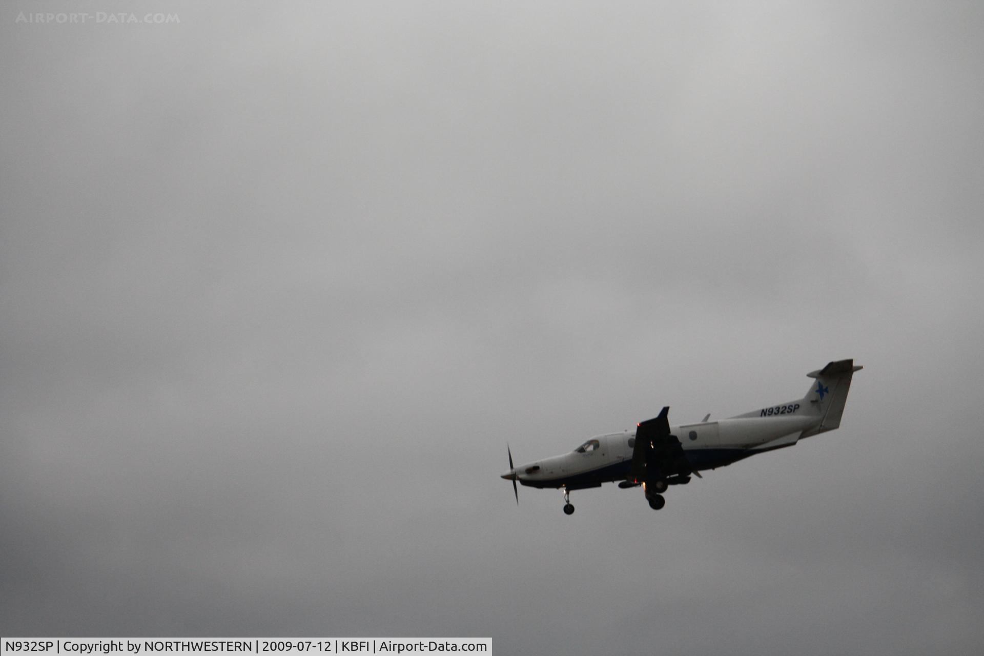 N932SP, 1998 Pilatus PC-12/45 C/N 222, PORTLAND-SEATTLE