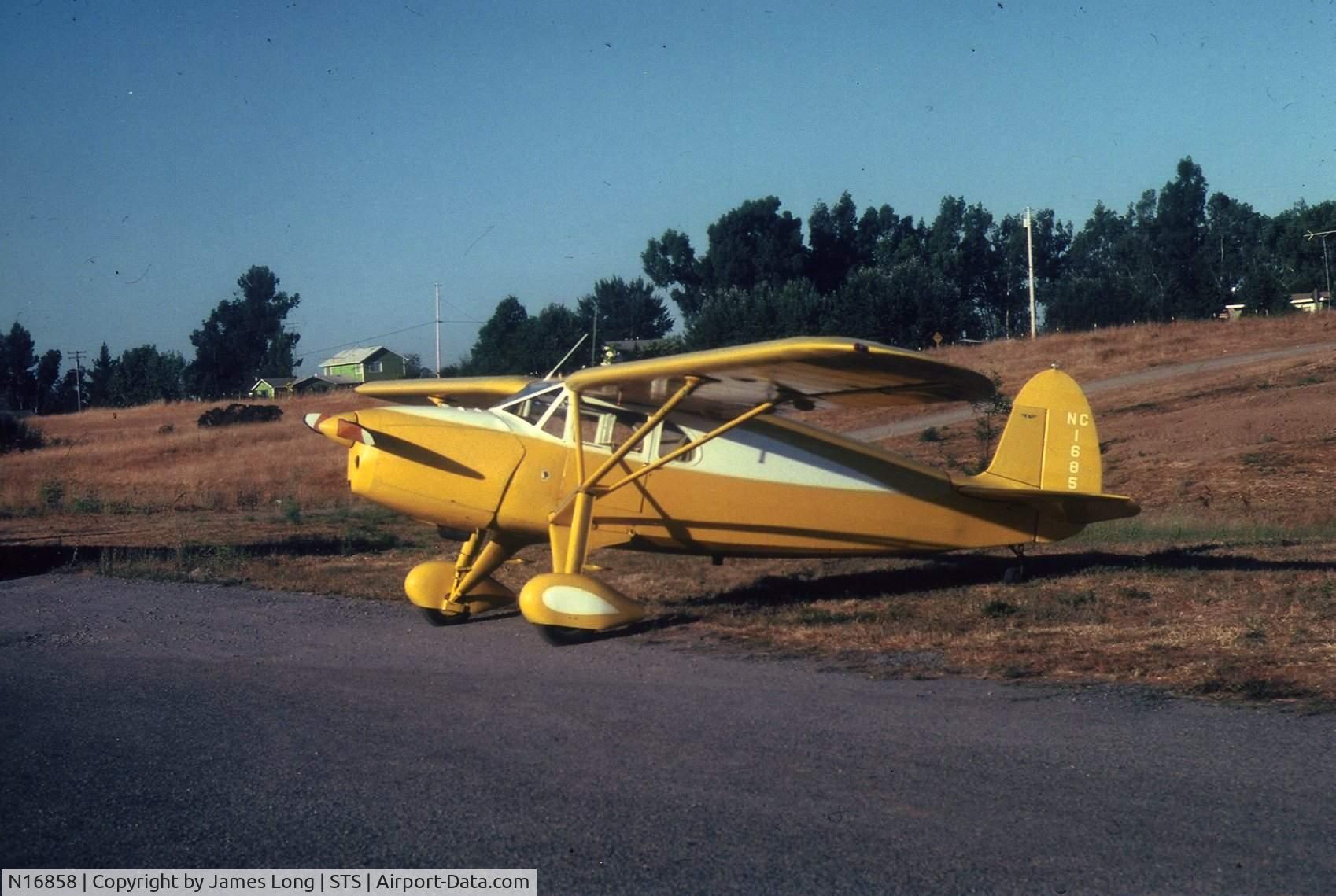 N16858, 1937 Fairchild 24 C8F C/N 3138, Taken at the EAA Chapter 124 Santa Rosa site