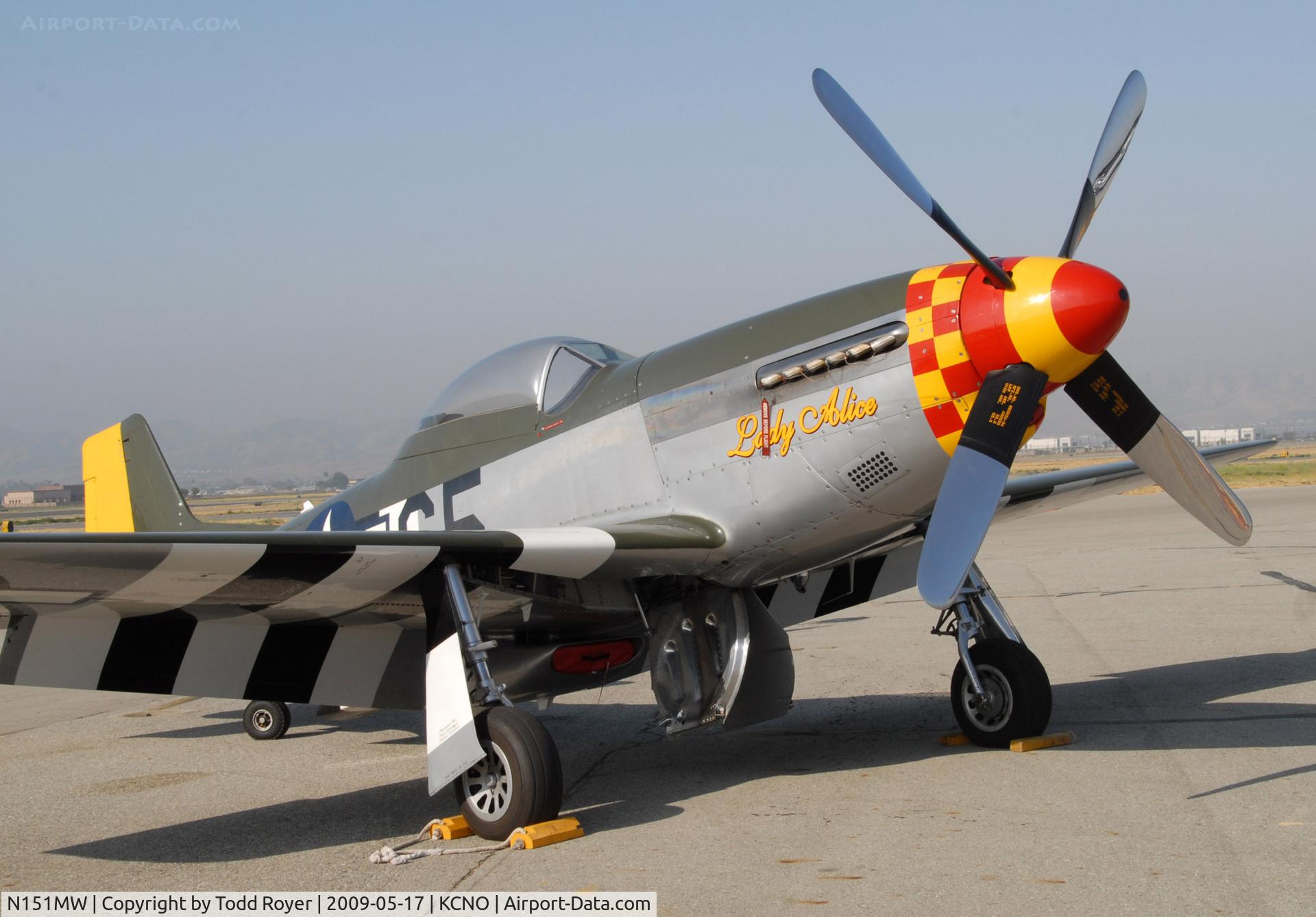 N151MW, 1945 North American P-51D Mustang C/N 124-48386, Chino Airshow 2009