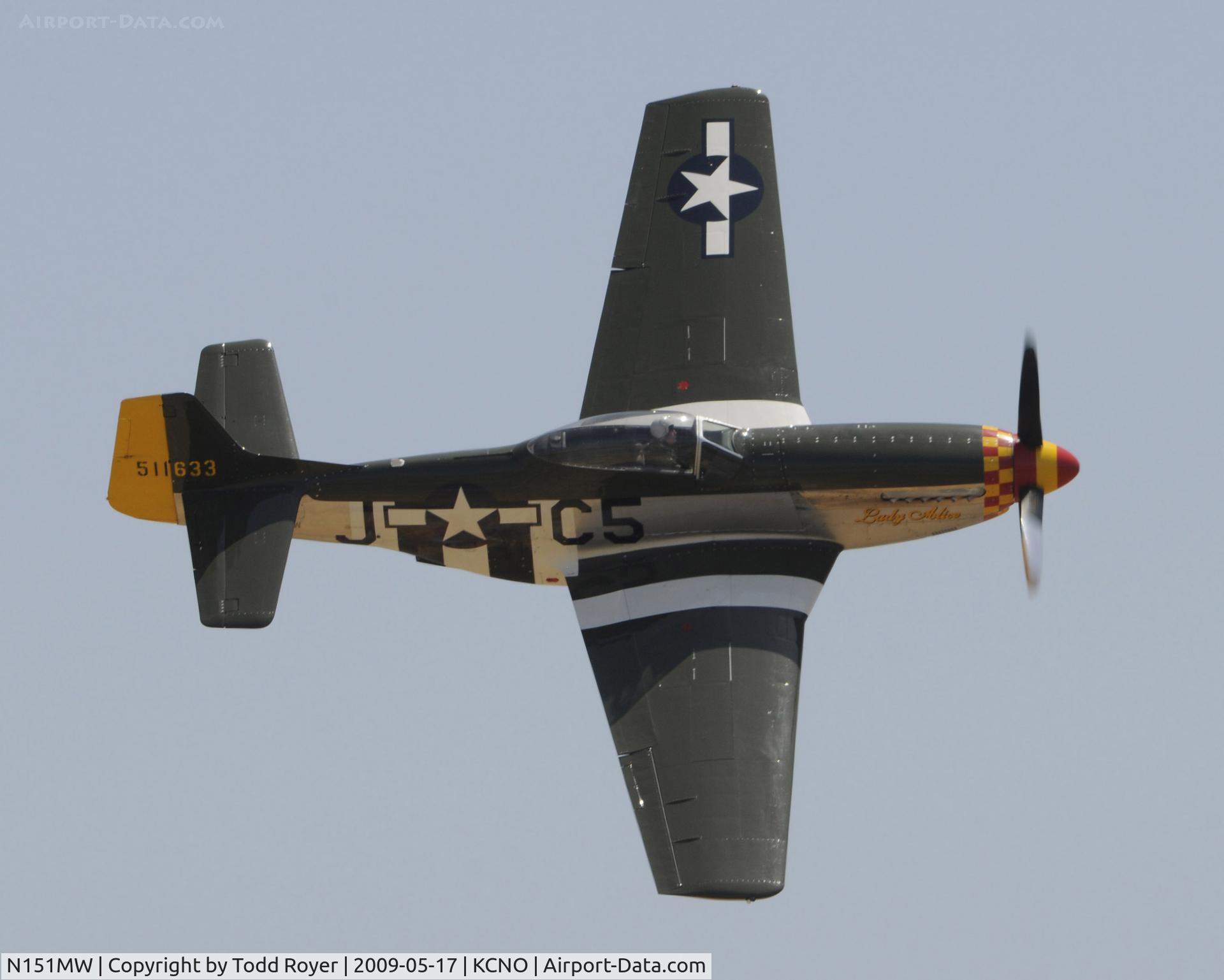 N151MW, 1945 North American P-51D Mustang C/N 124-48386, Chino Airshow 2009