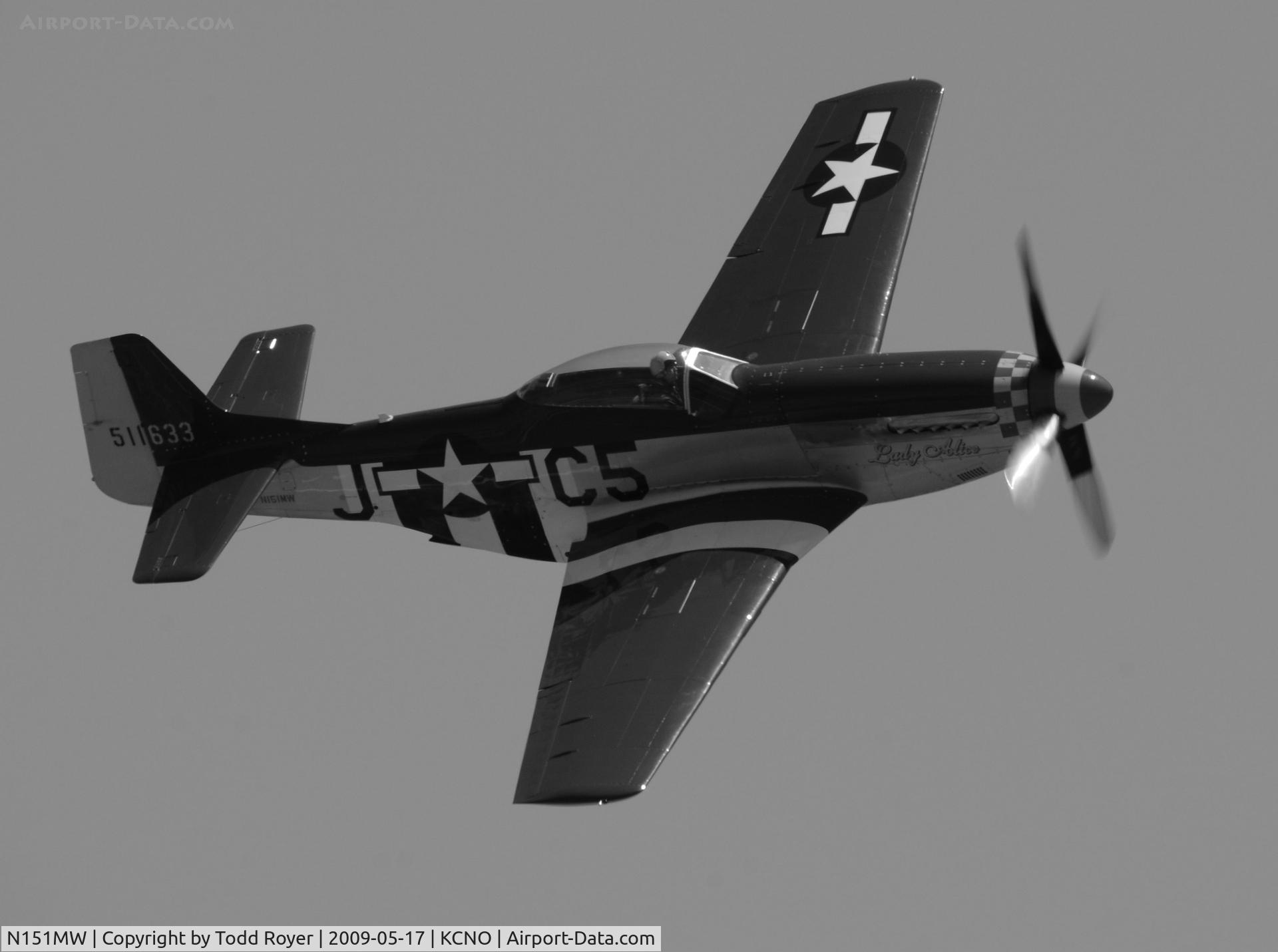 N151MW, 1945 North American P-51D Mustang C/N 124-48386, Chino Airshow 2009