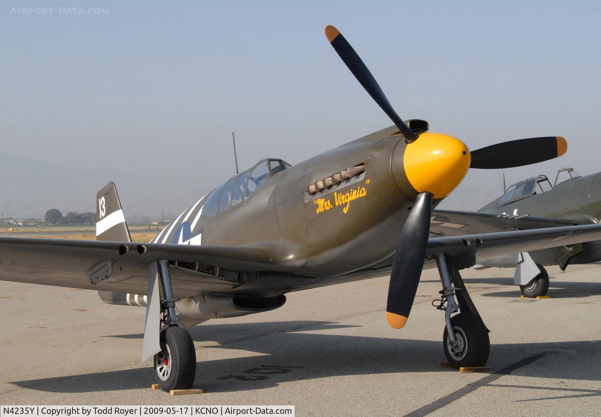 N4235Y, 1943 North American P-51A Mustang C/N MSN 99-22354, Chino Airshow 2009