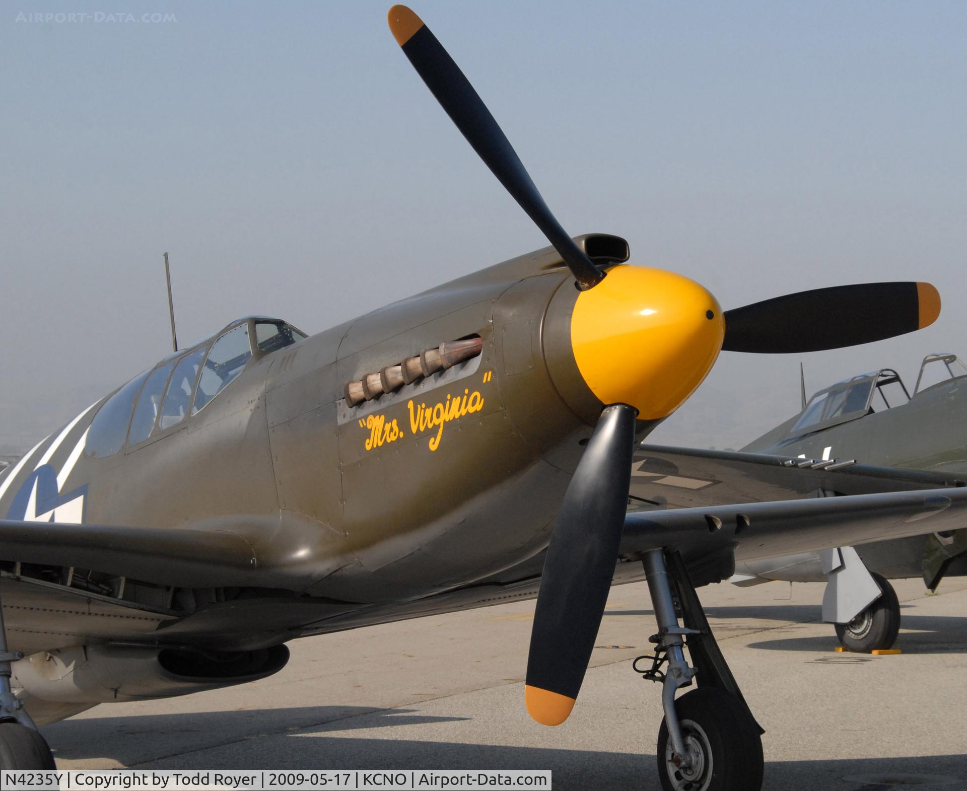 N4235Y, 1943 North American P-51A Mustang C/N MSN 99-22354, Chino Airshow 2009