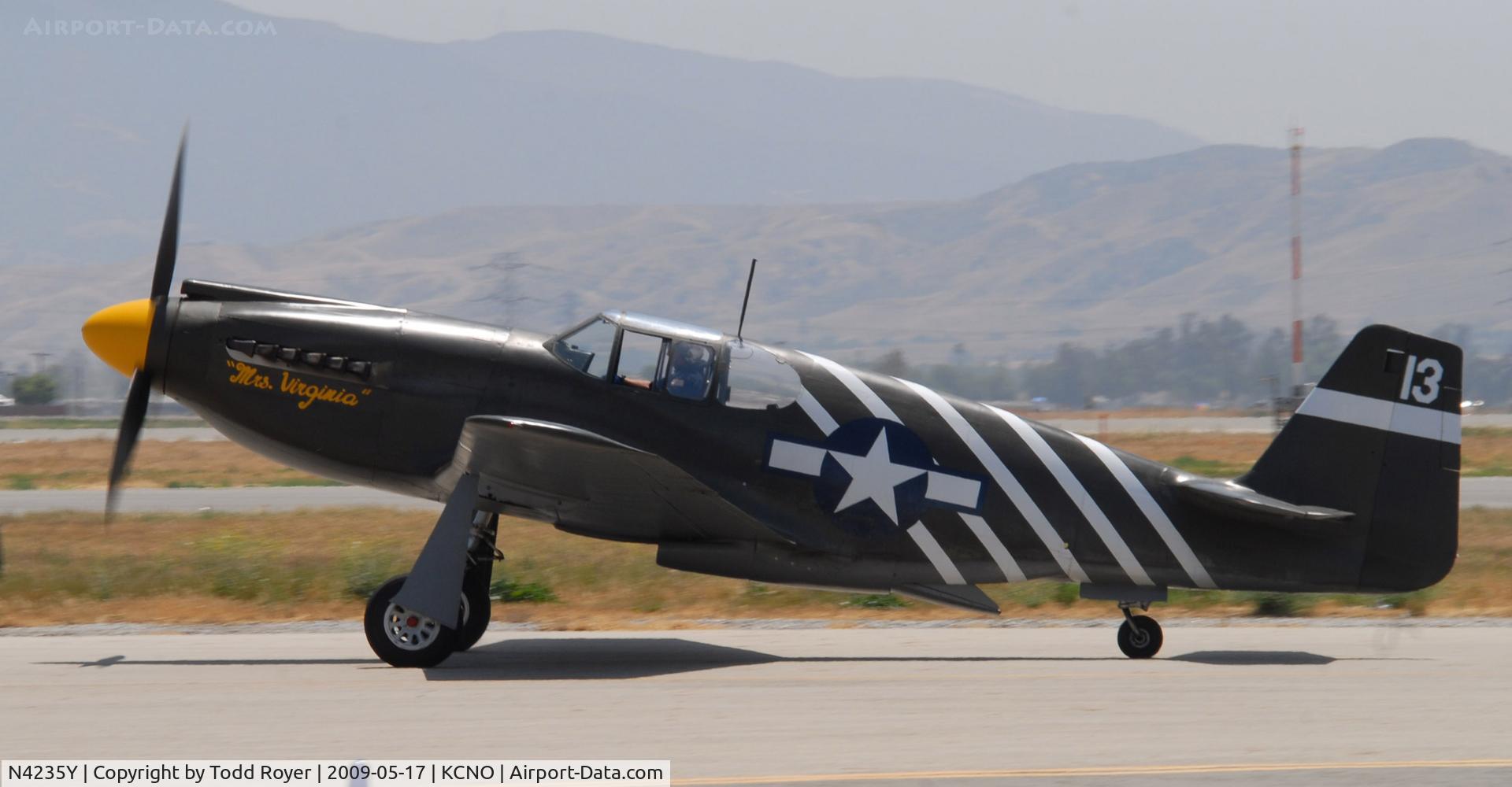 N4235Y, 1943 North American P-51A Mustang C/N MSN 99-22354, Chino Airshow 2009