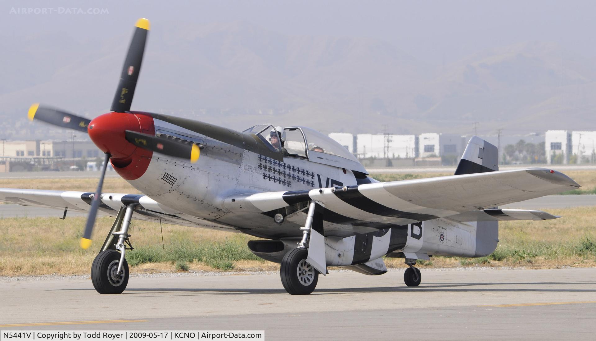 N5441V, 1961 North American F-51D Mustang C/N 45-11582, Chino Airshow 2009