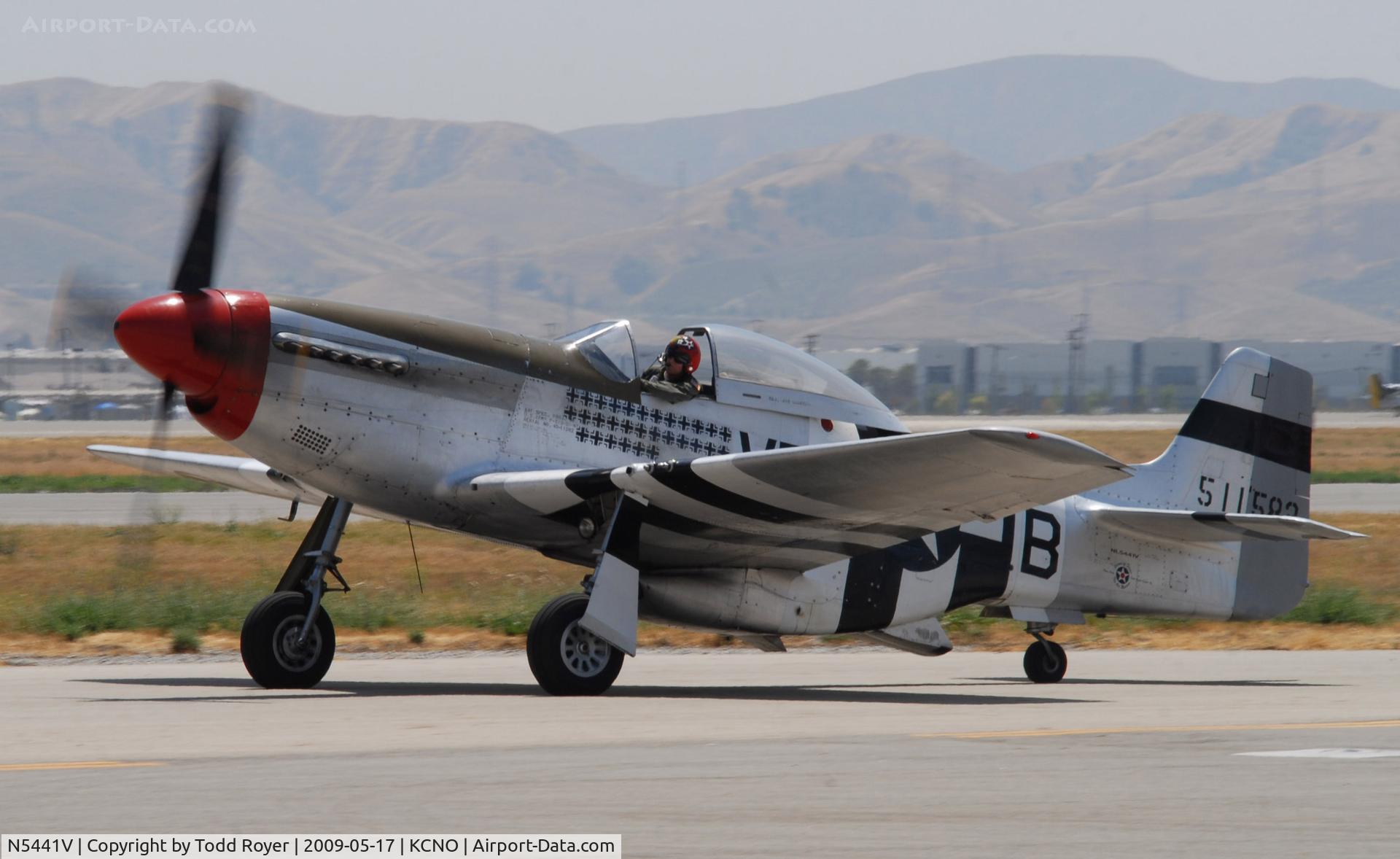 N5441V, 1961 North American F-51D Mustang C/N 45-11582, Chino Airshow 2009