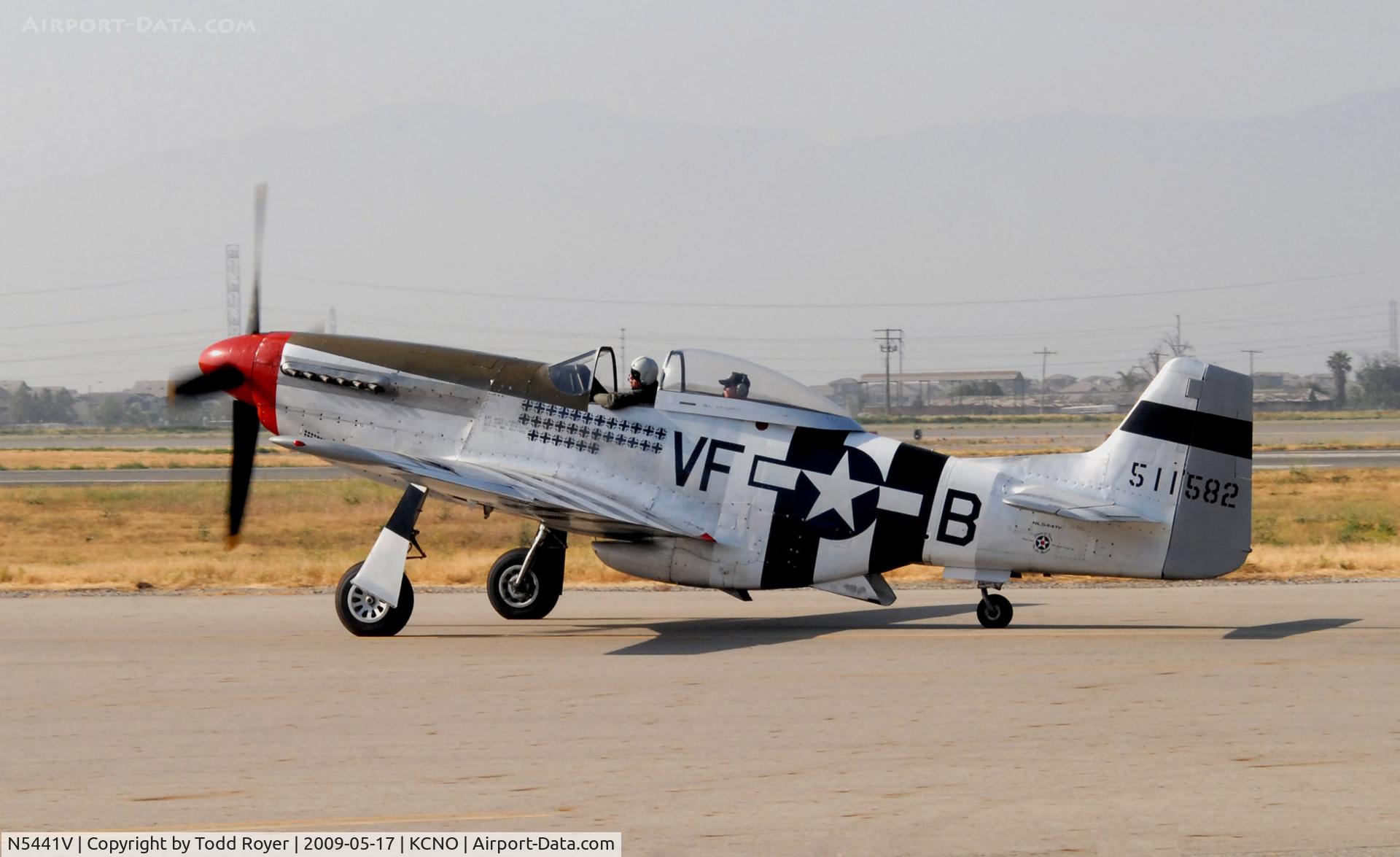 N5441V, 1961 North American F-51D Mustang C/N 45-11582, Chino Airshow 2009