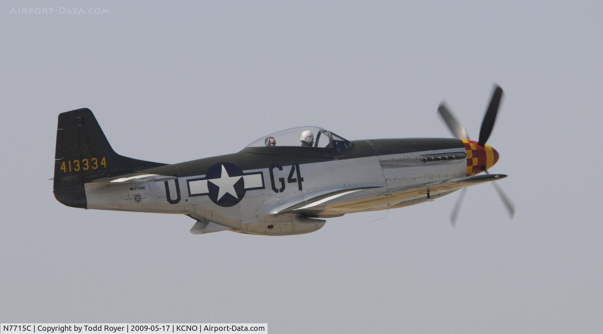 N7715C, 1944 North American P-51D C/N 44-84961A (124-44817), Chino Airshow 2009