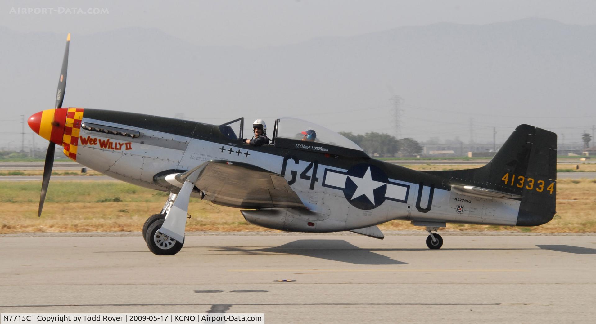N7715C, 1944 North American P-51D C/N 44-84961A (124-44817), Chino Airshow 2009