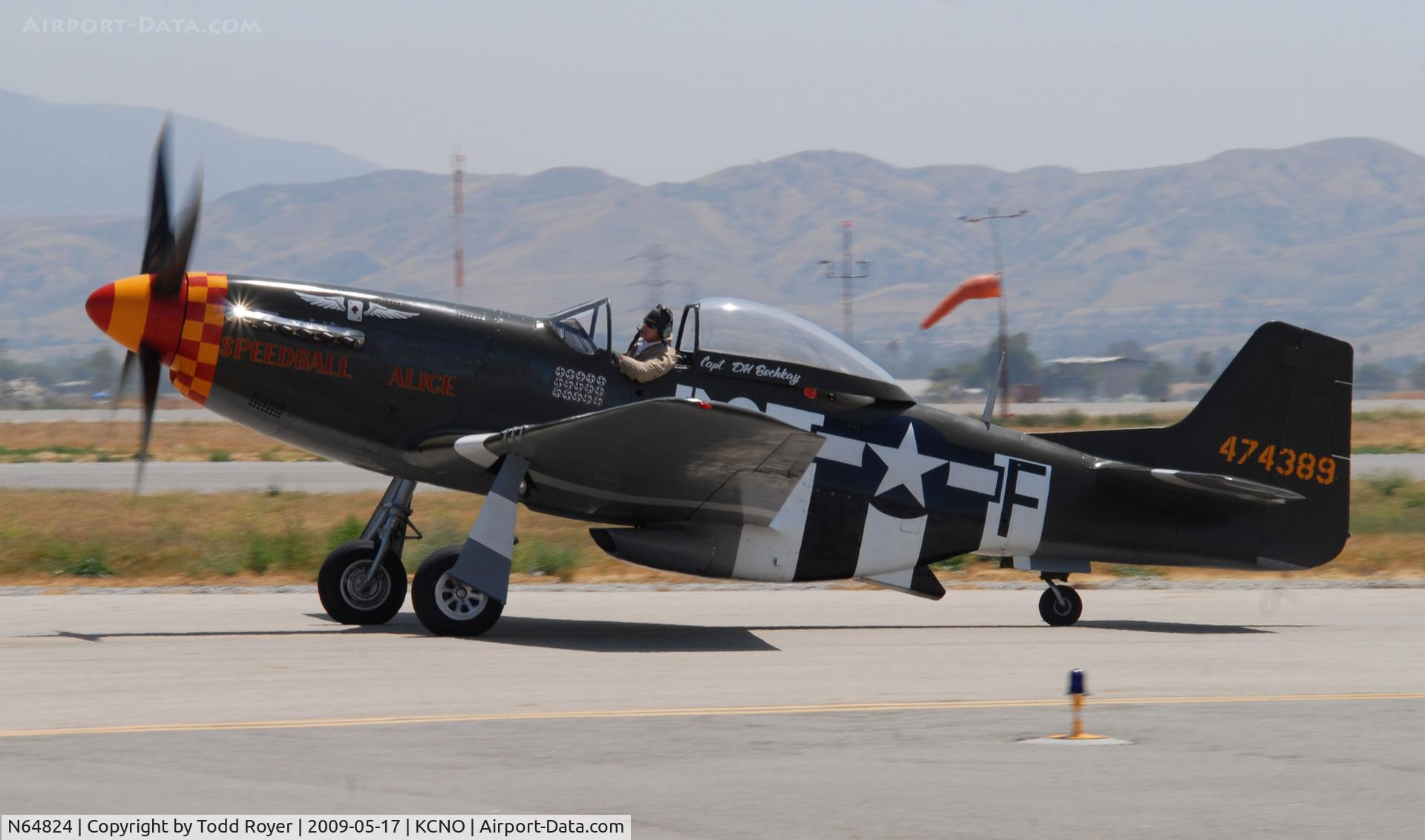 N64824, 1944 North American P-51D-30NA Mustang C/N 122-4929, Chino Airshow 2009