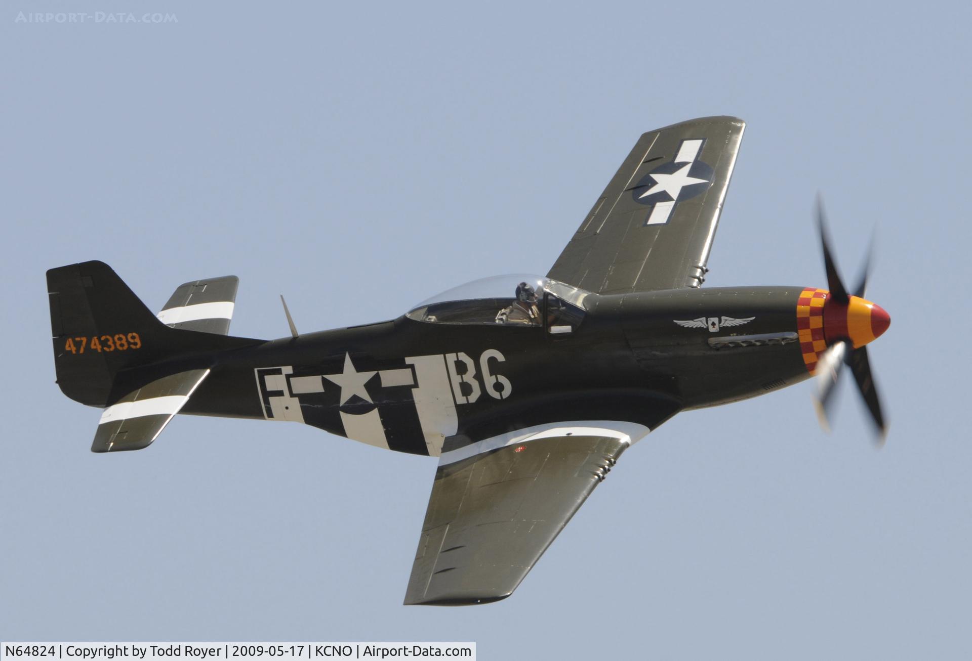 N64824, 1944 North American P-51D-30NA Mustang C/N 122-4929, Chino Airshow 2009