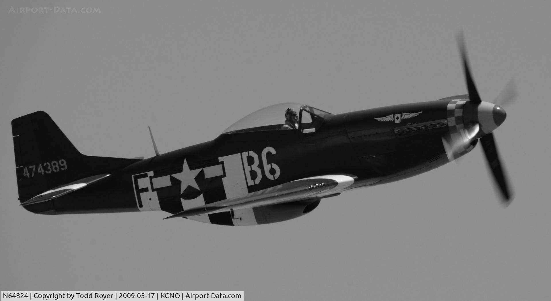 N64824, 1944 North American P-51D-30NA Mustang C/N 122-4929, Chino Airshow 2009