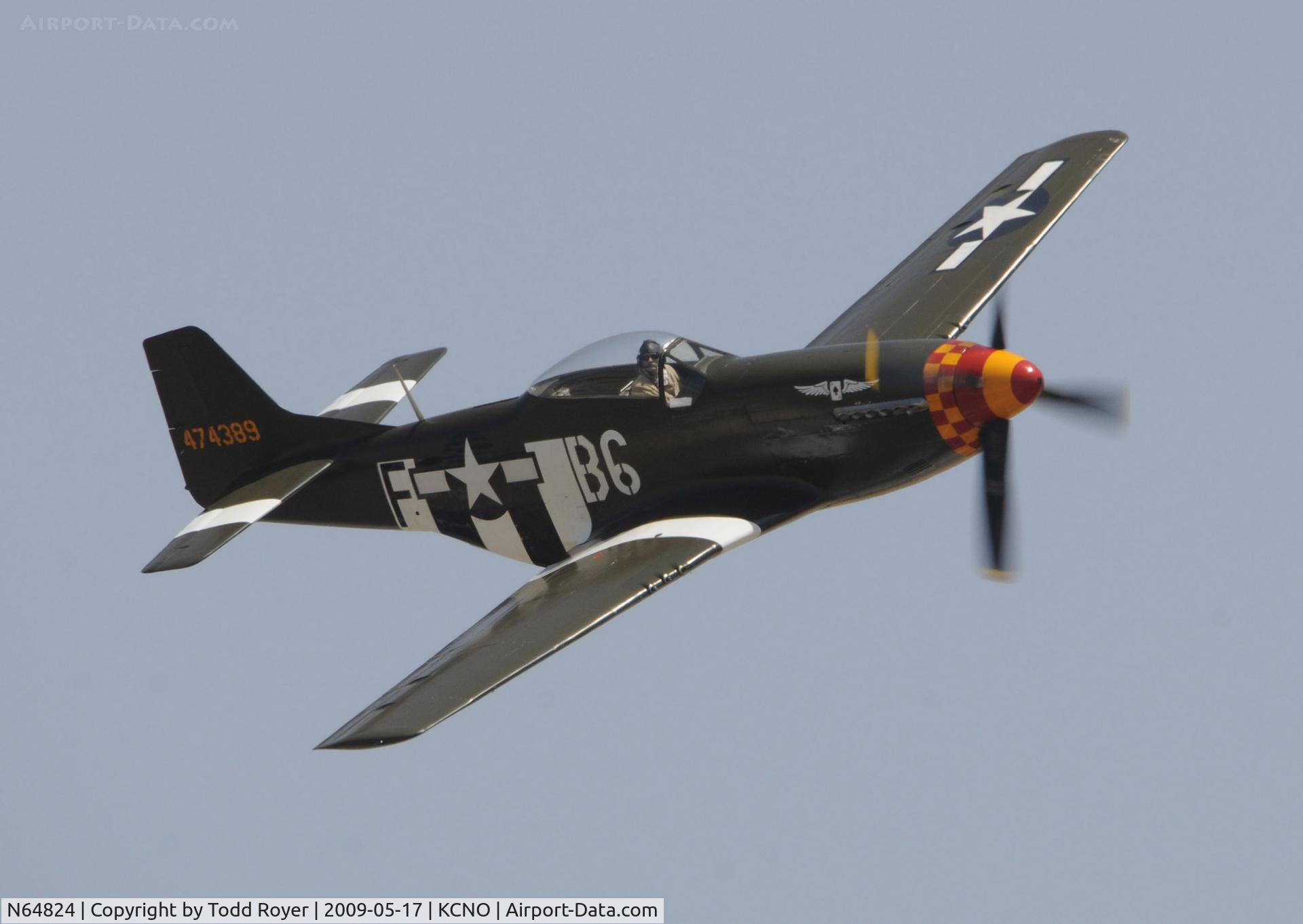 N64824, 1944 North American P-51D-30NA Mustang C/N 122-4929, Chino Airshow 2009