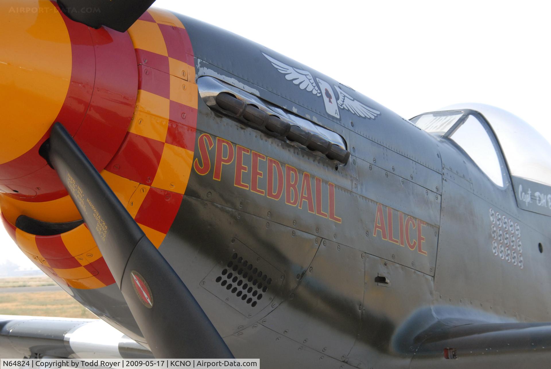 N64824, 1944 North American P-51D-30NA Mustang C/N 122-4929, Chino Airshow 2009