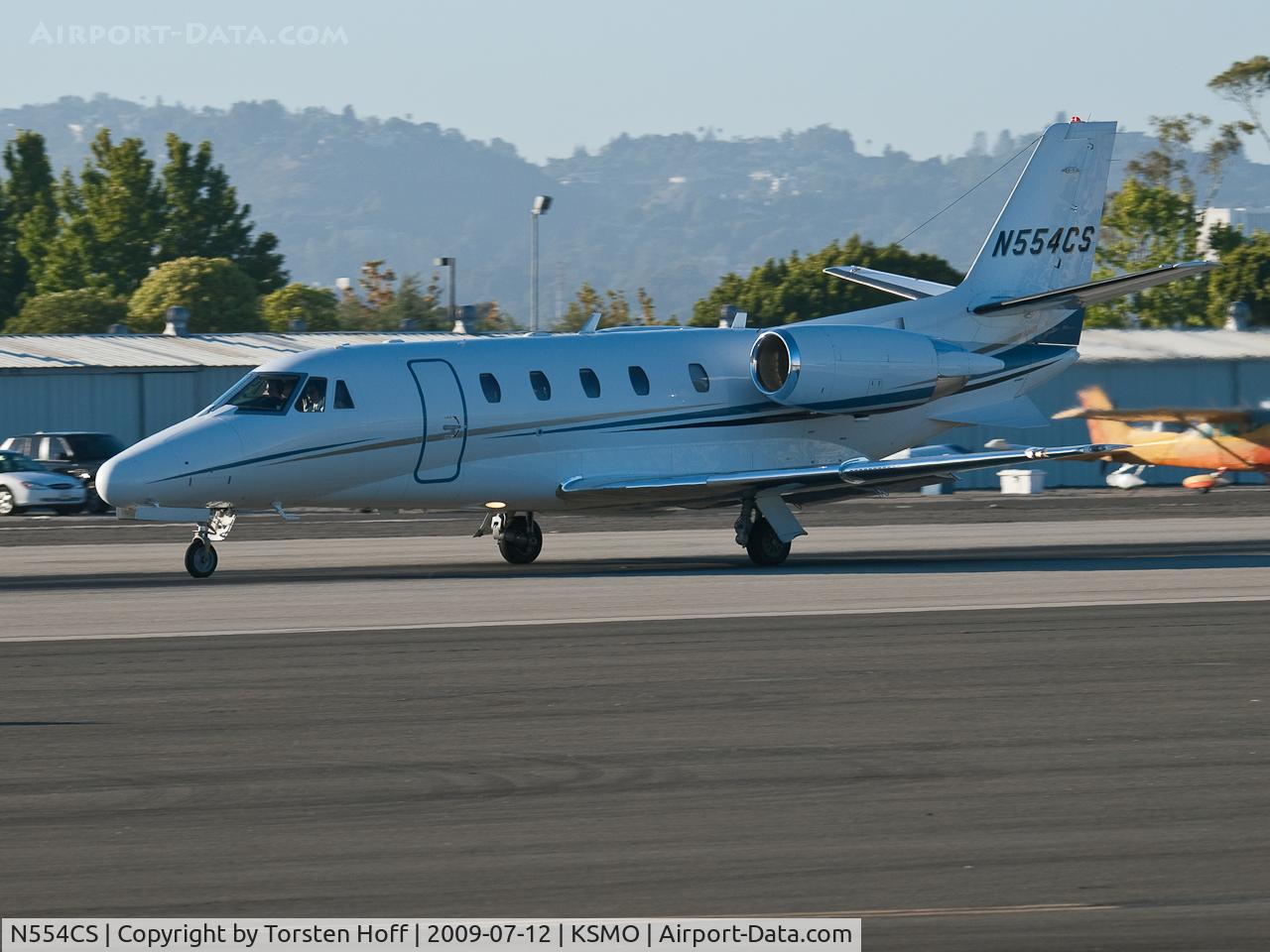 N554CS, 2005 Cessna 560XLS Citation Excel C/N 560-5572, N554CS departing from RWY 21