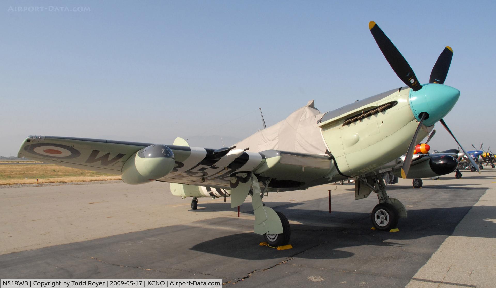 N518WB, 1950 Fairey Firefly AS.6 C/N F.8646, Chino Airshow 2009