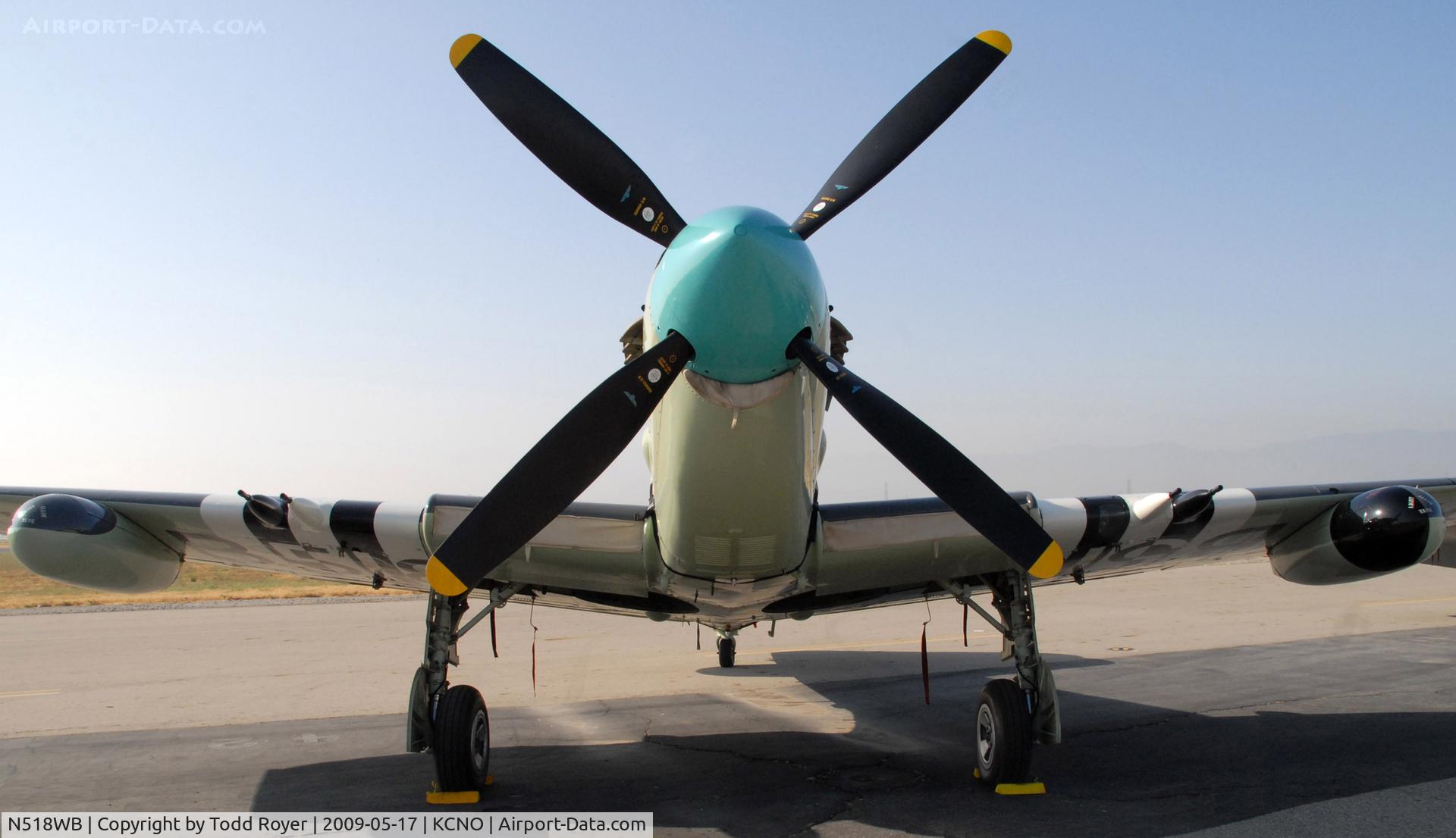 N518WB, 1950 Fairey Firefly AS.6 C/N F.8646, Chino Airshow 2009