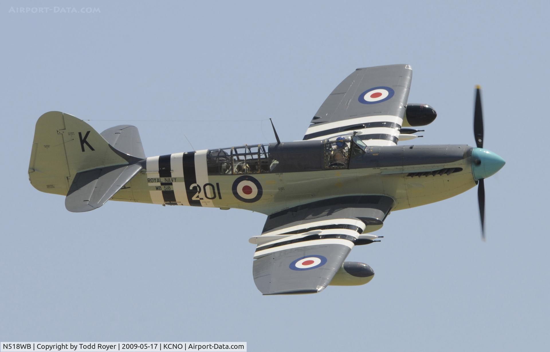 N518WB, 1950 Fairey Firefly AS.6 C/N F.8646, Chino Airshow 2009