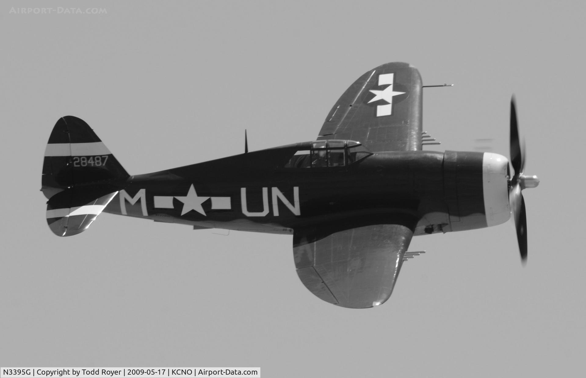 N3395G, 1942 Republic P-47G-15-CU Thunderbolt C/N 42-25254, Chino Airshow 2009