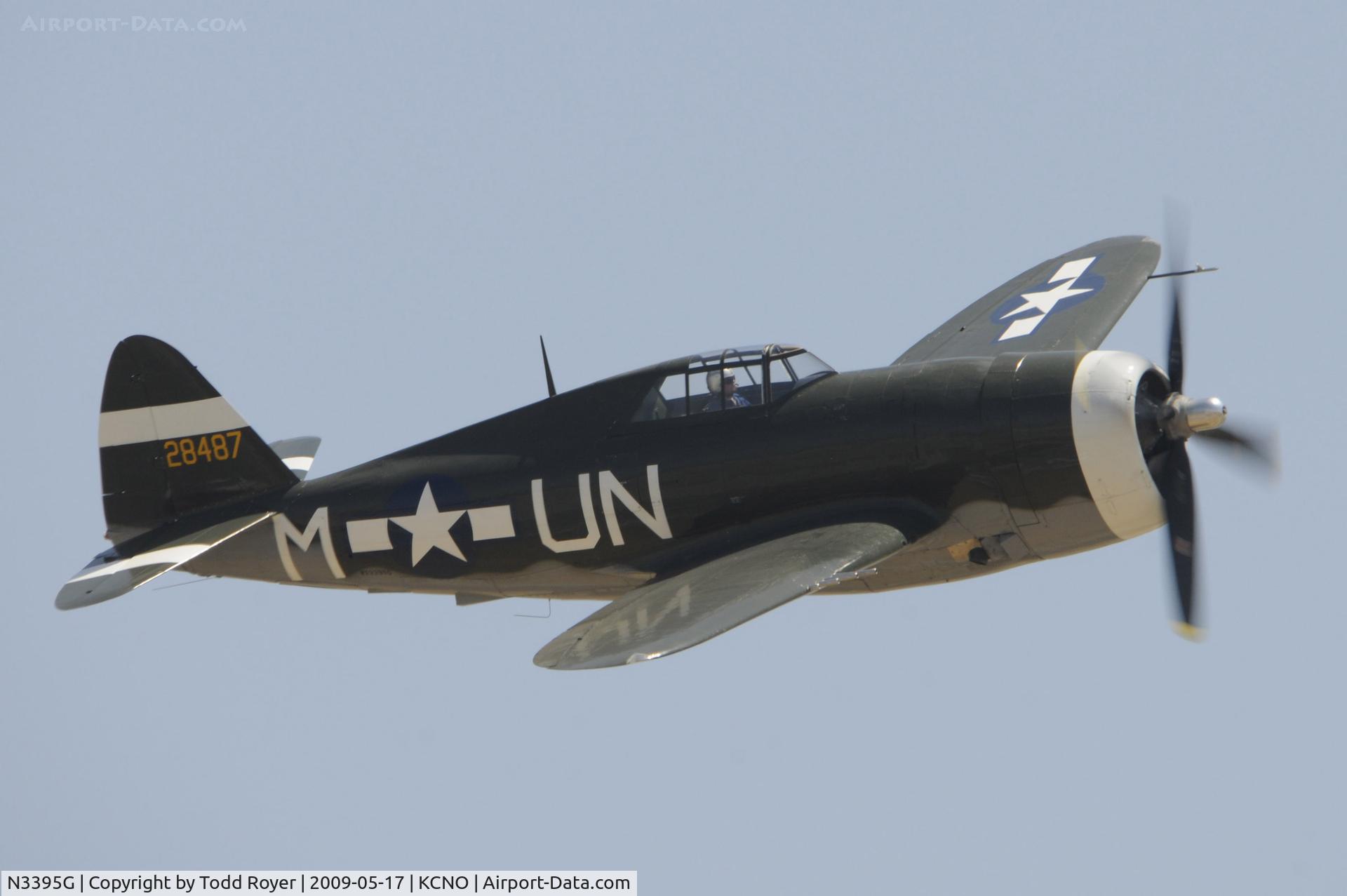 N3395G, 1942 Republic P-47G-15-CU Thunderbolt C/N 42-25254, Chino Airshow 2009