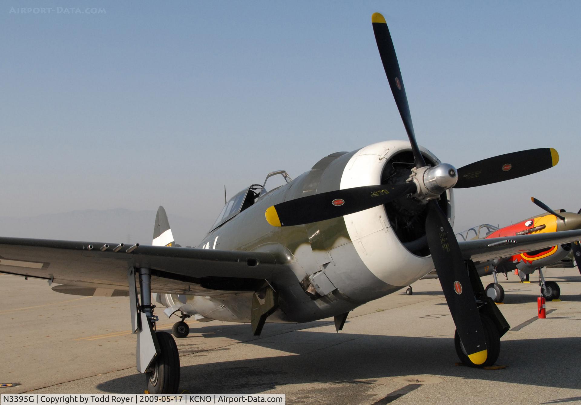 N3395G, 1942 Republic P-47G-15-CU Thunderbolt C/N 42-25254, Chino Airshow 2009